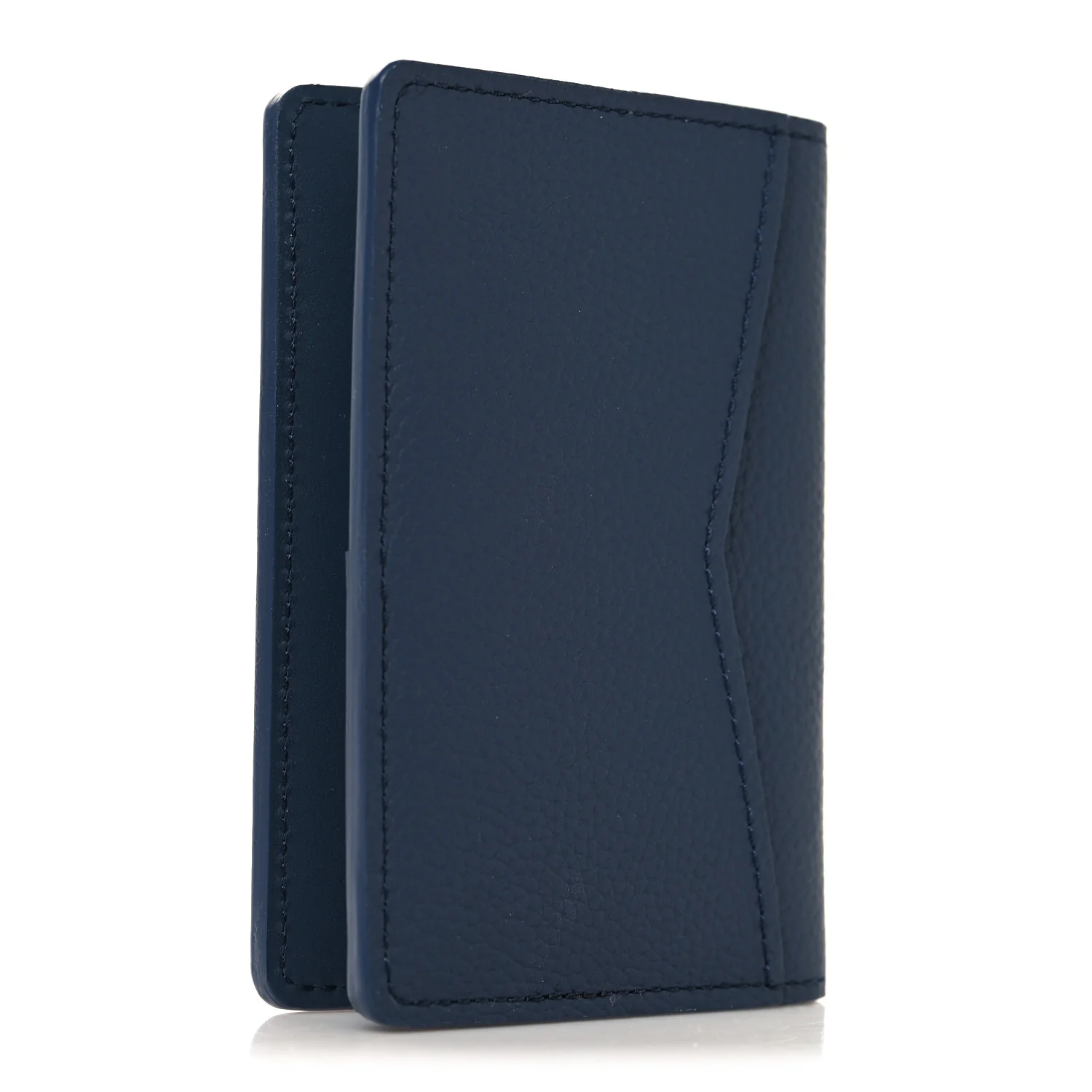 Grained Calfskin Aerogram Pocket Organizer Navy - Image 3