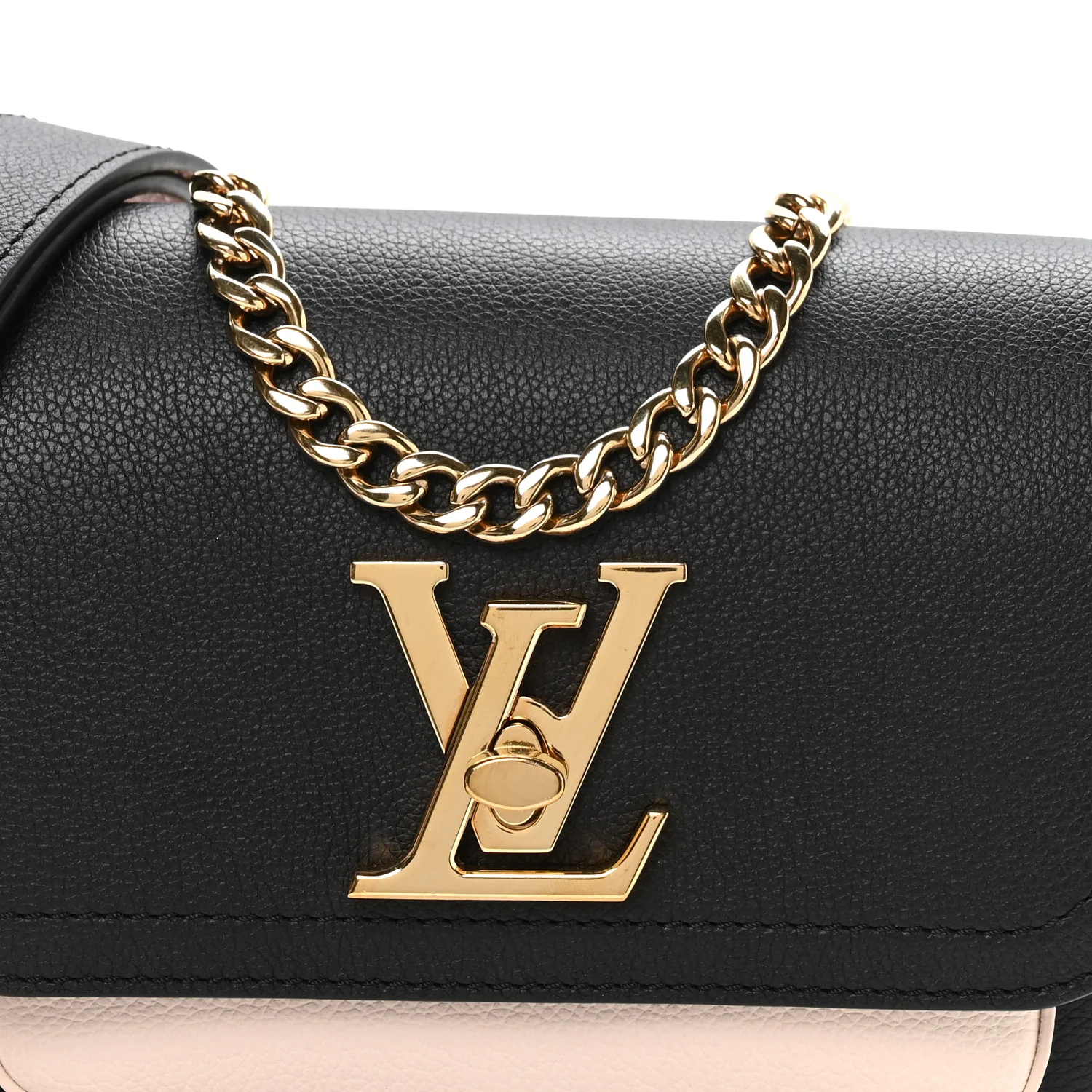 Grained Calfskin Lockme Tender Black - Image 6
