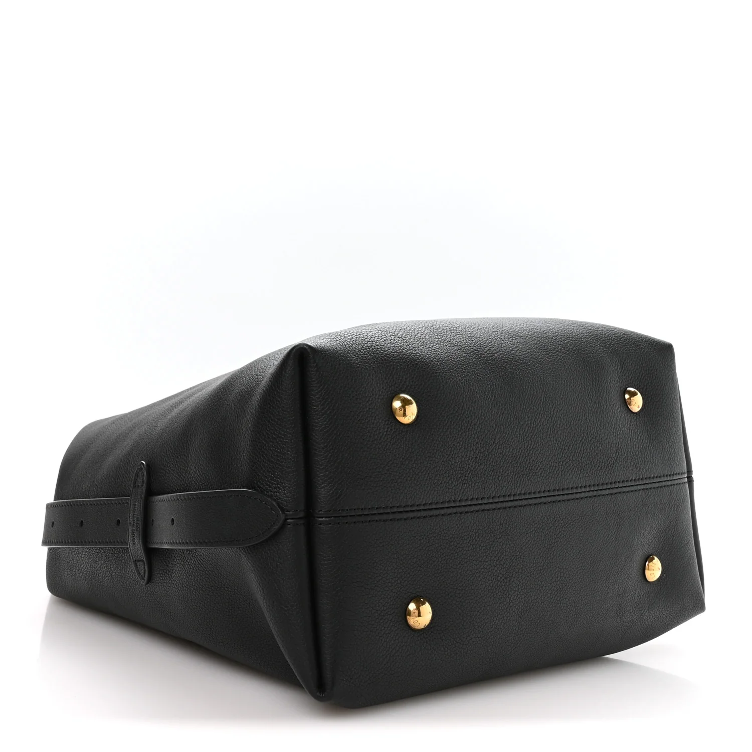 Grained Calfskin Low Key Hobo MM Black - Image 5