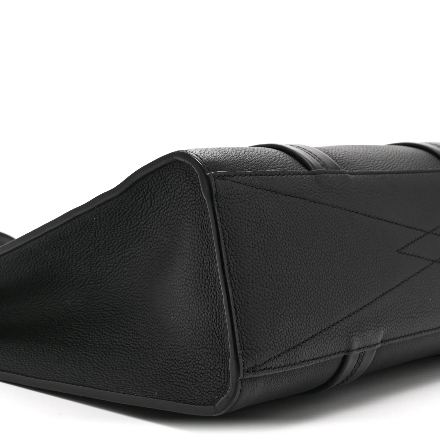 Grained Calfskin LV Aerogram Tote Black - Image 8