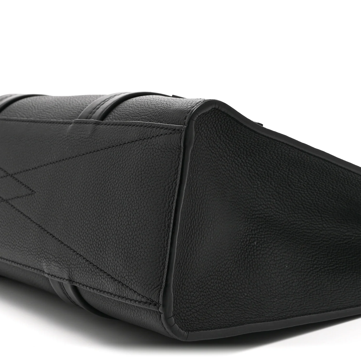 Grained Calfskin LV Aerogram Tote Black - Image 9