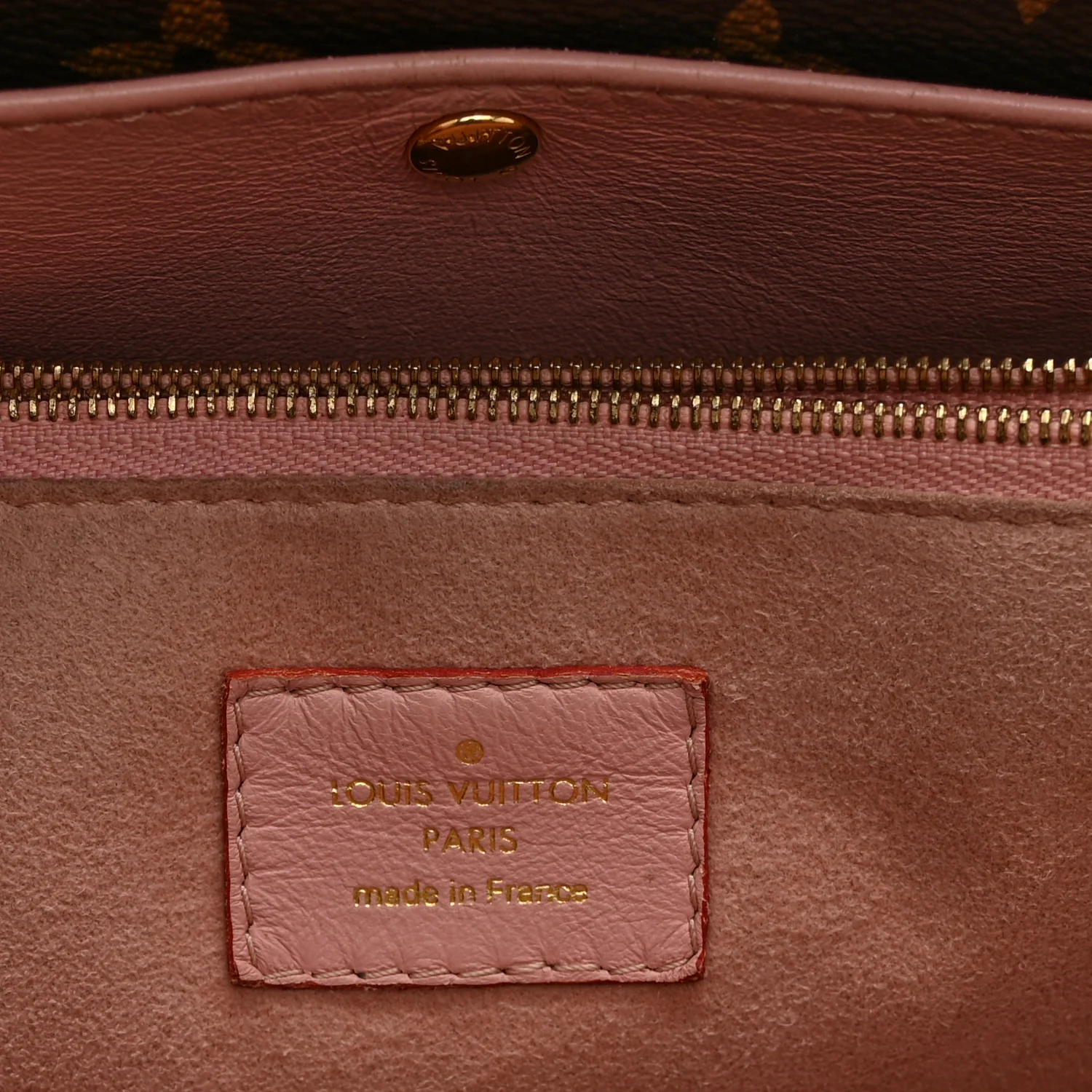 Grained Calfskin Monogram Double V Rose Poudre - Image 6