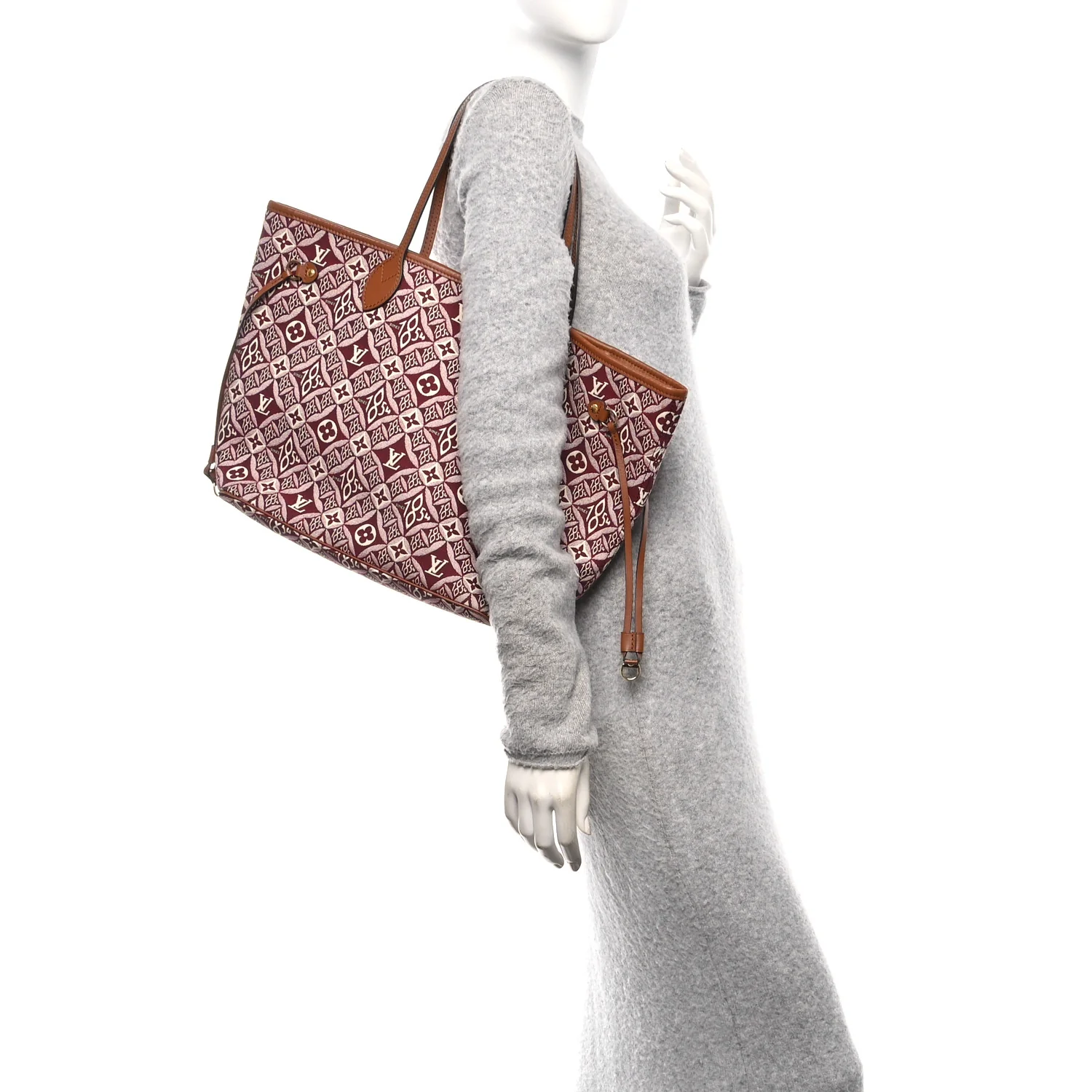 Jacquard Since 1854 Neverfull MM Bordeaux - Image 2