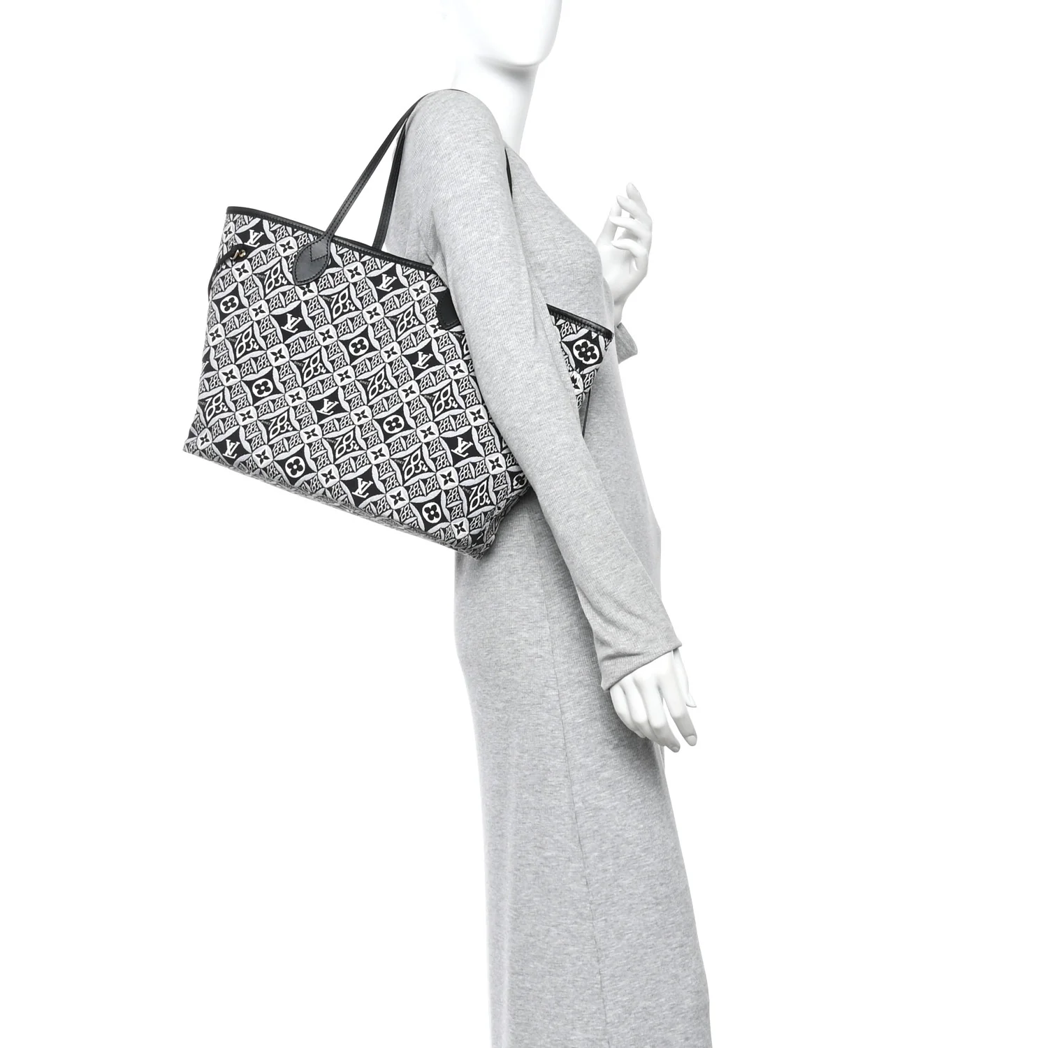 Jacquard Since 1854 Neverfull MM Grey - Image 2