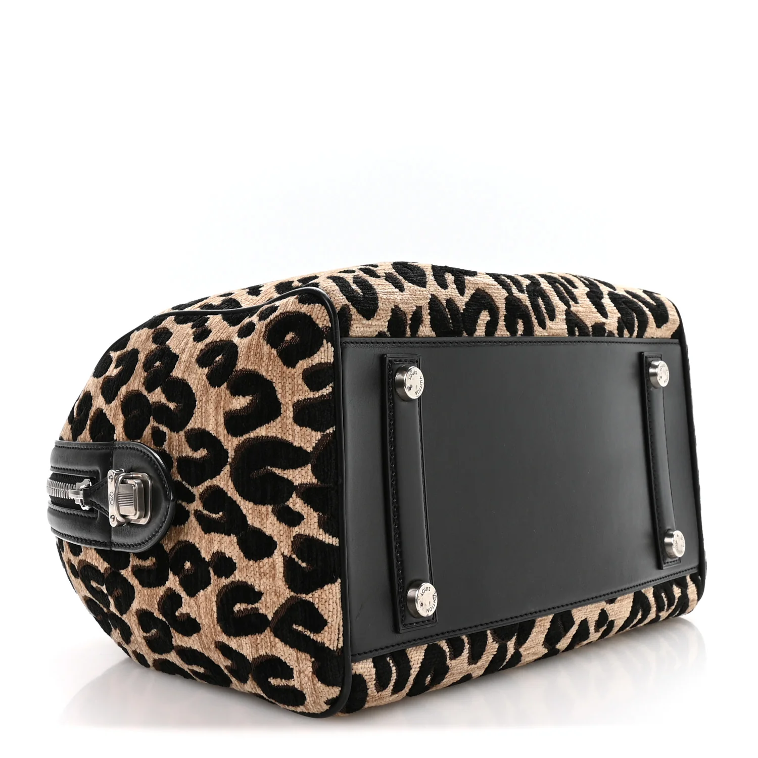 Jacquard Velvet Leopard Print Stephen Sprouse Speedy - Image 4