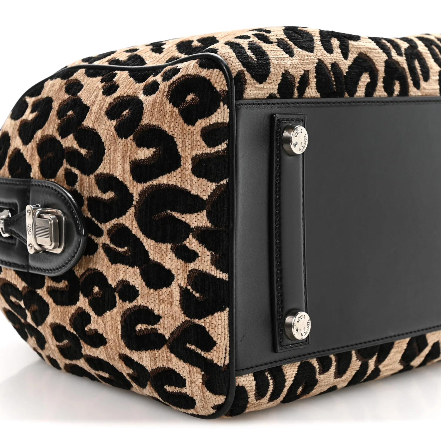 Jacquard Velvet Leopard Print Stephen Sprouse Speedy - Image 9
