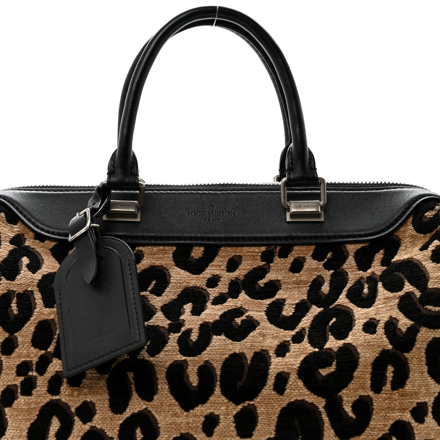 Jacquard Velvet Leopard Print Stephen Sprouse Speedy - Image 8