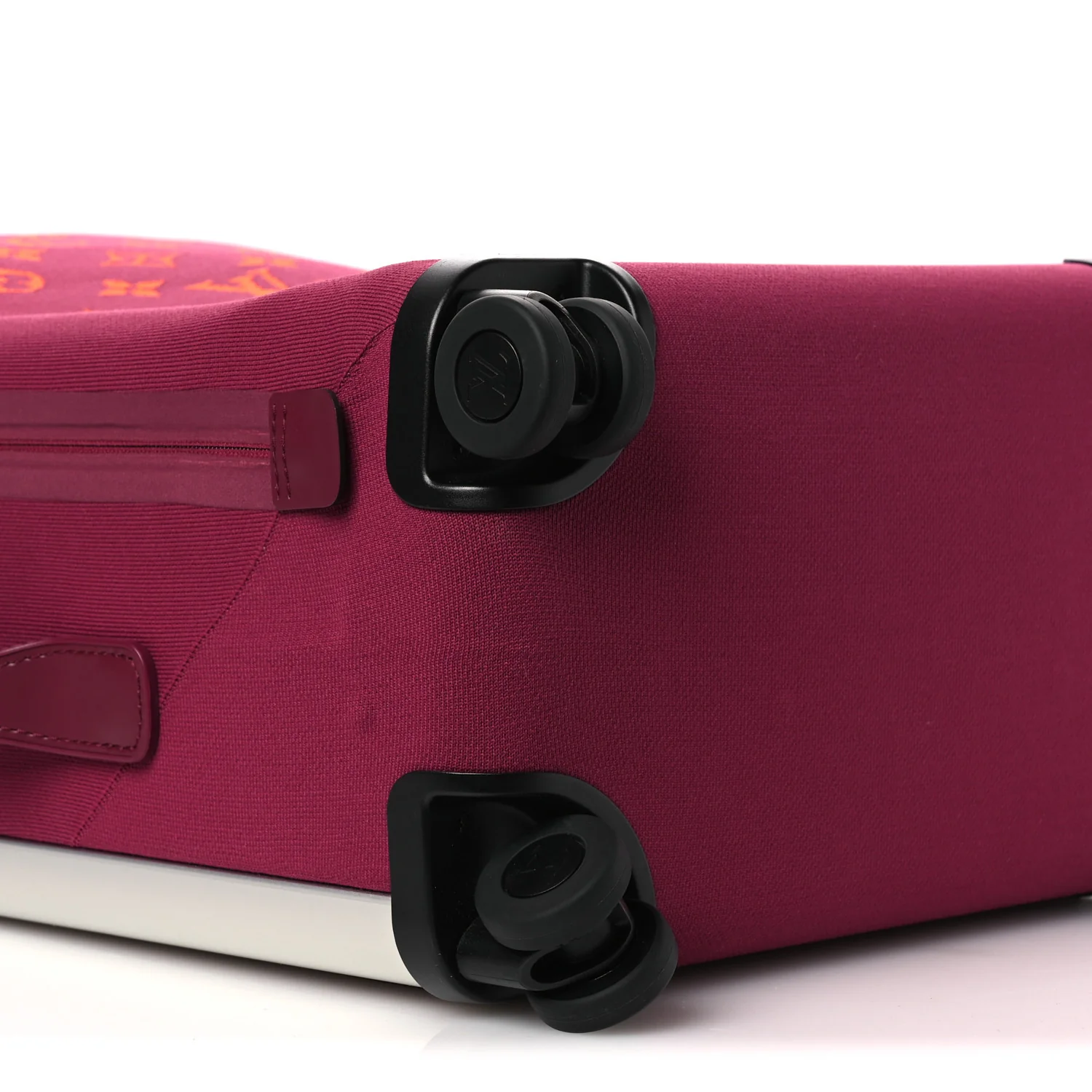 Knit Monogram Horizon Soft 55 Suitcase Fuchsia - Image 13