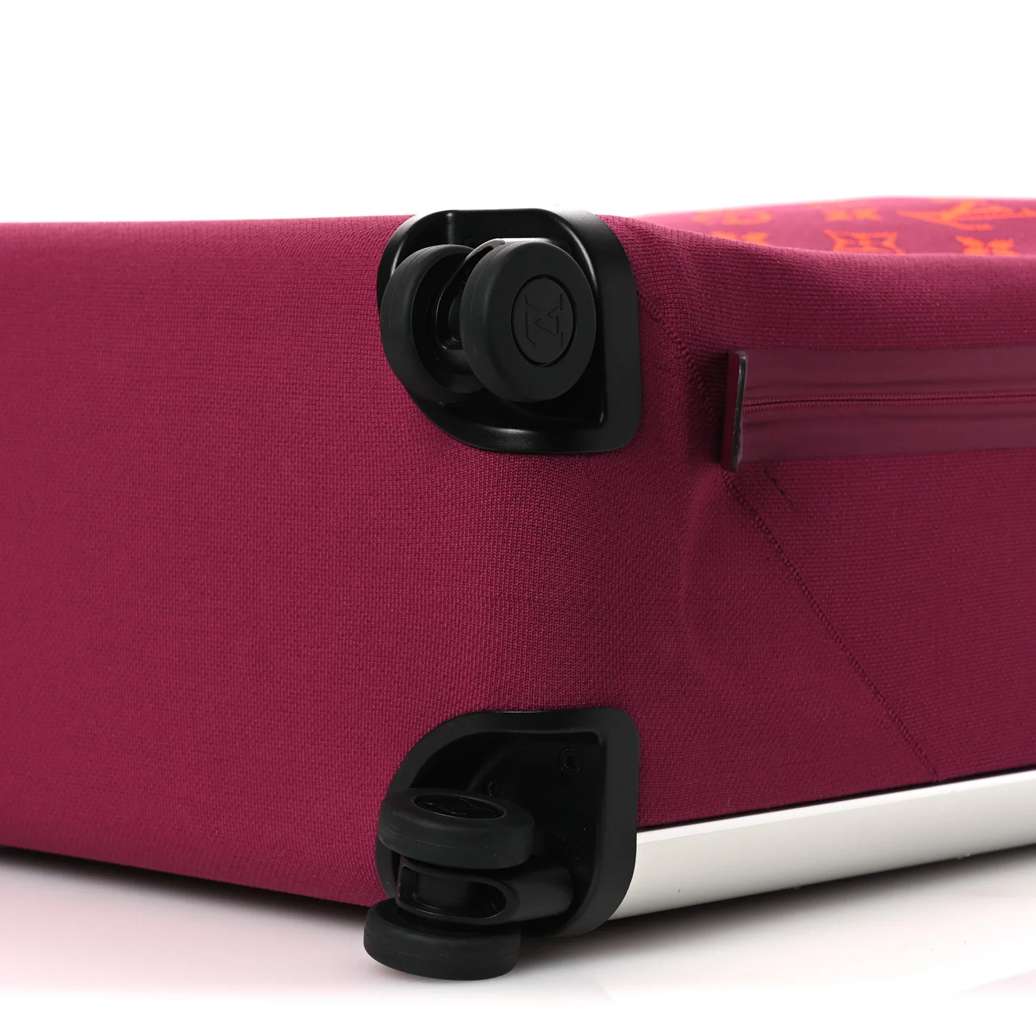 Knit Monogram Horizon Soft 55 Suitcase Fuchsia - Image 15