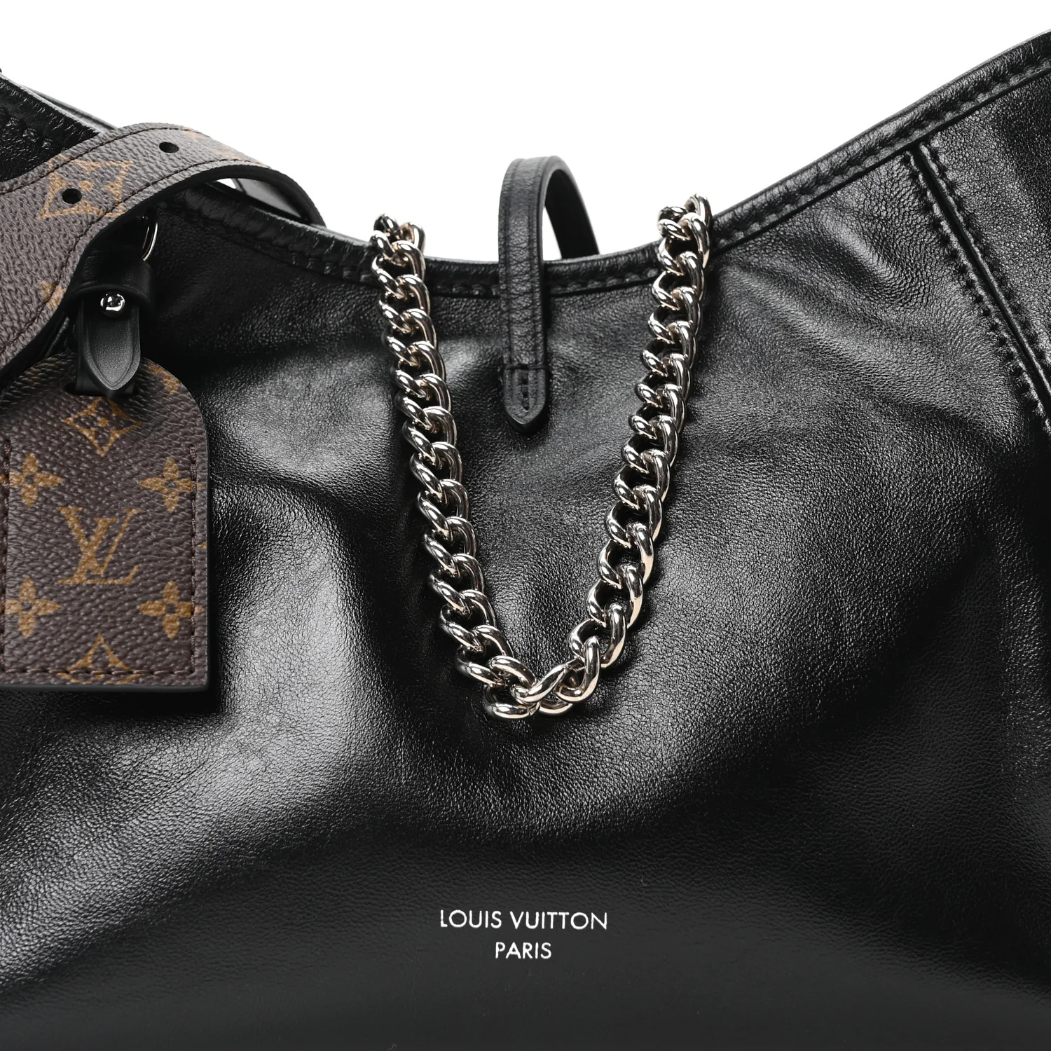 Lambskin CarryAll Cargo Vibe PM Black - Image 7