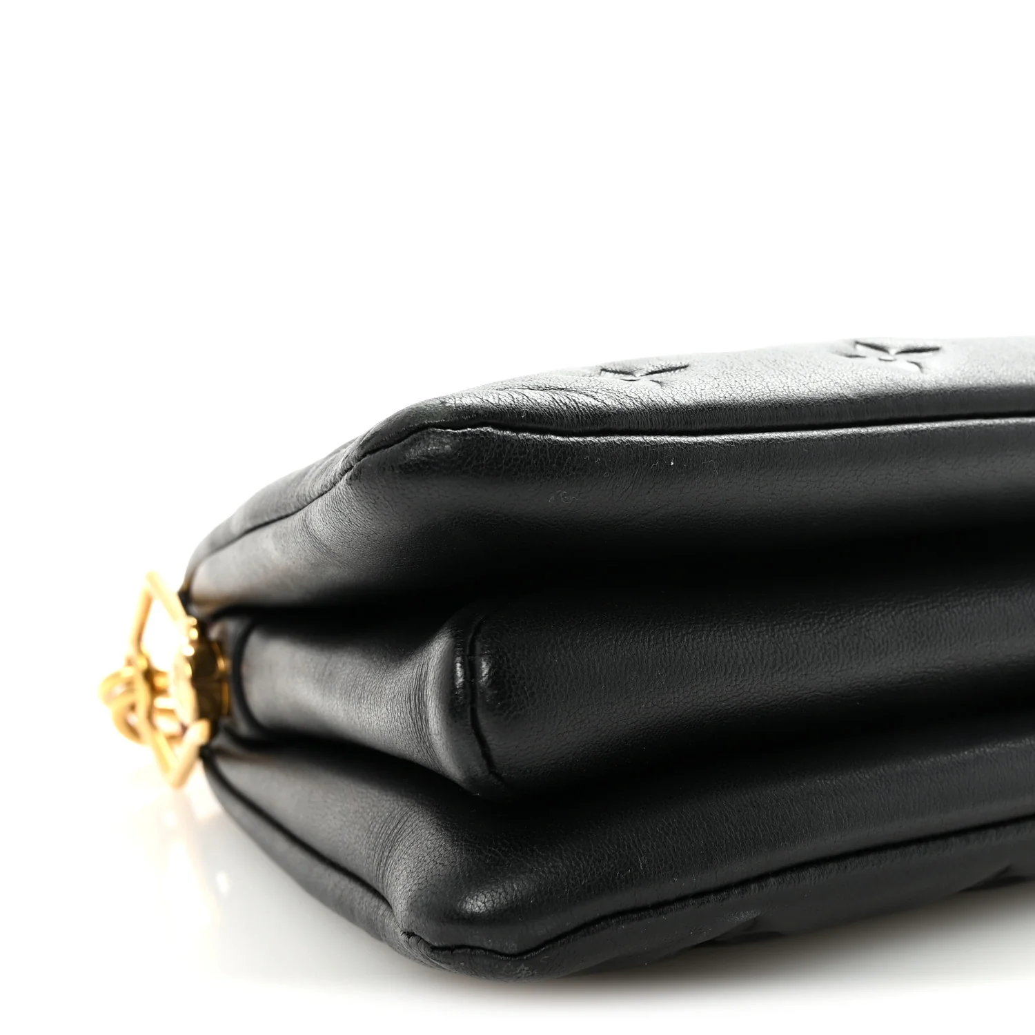 Lambskin Embossed Monogram Coussin BB Black - Image 8