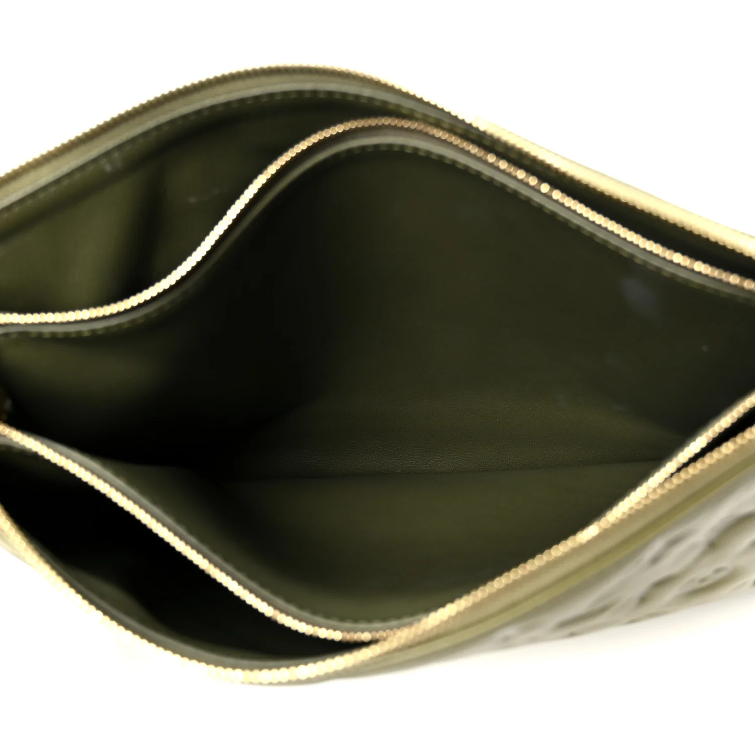 Lambskin Embossed Monogram Coussin MM Khaki - Image 6