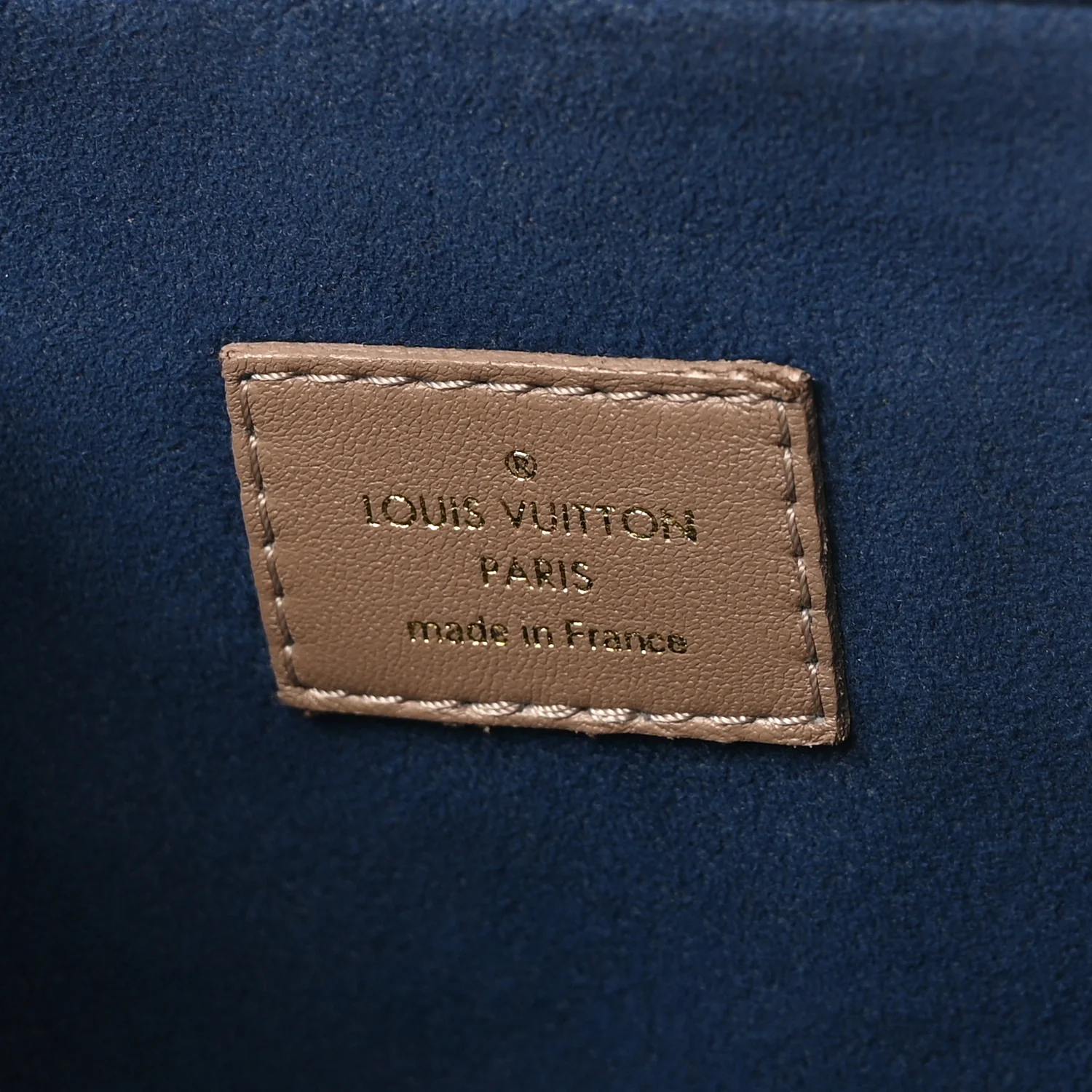 Lambskin Embossed Monogram Coussin MM Taupe - Image 6