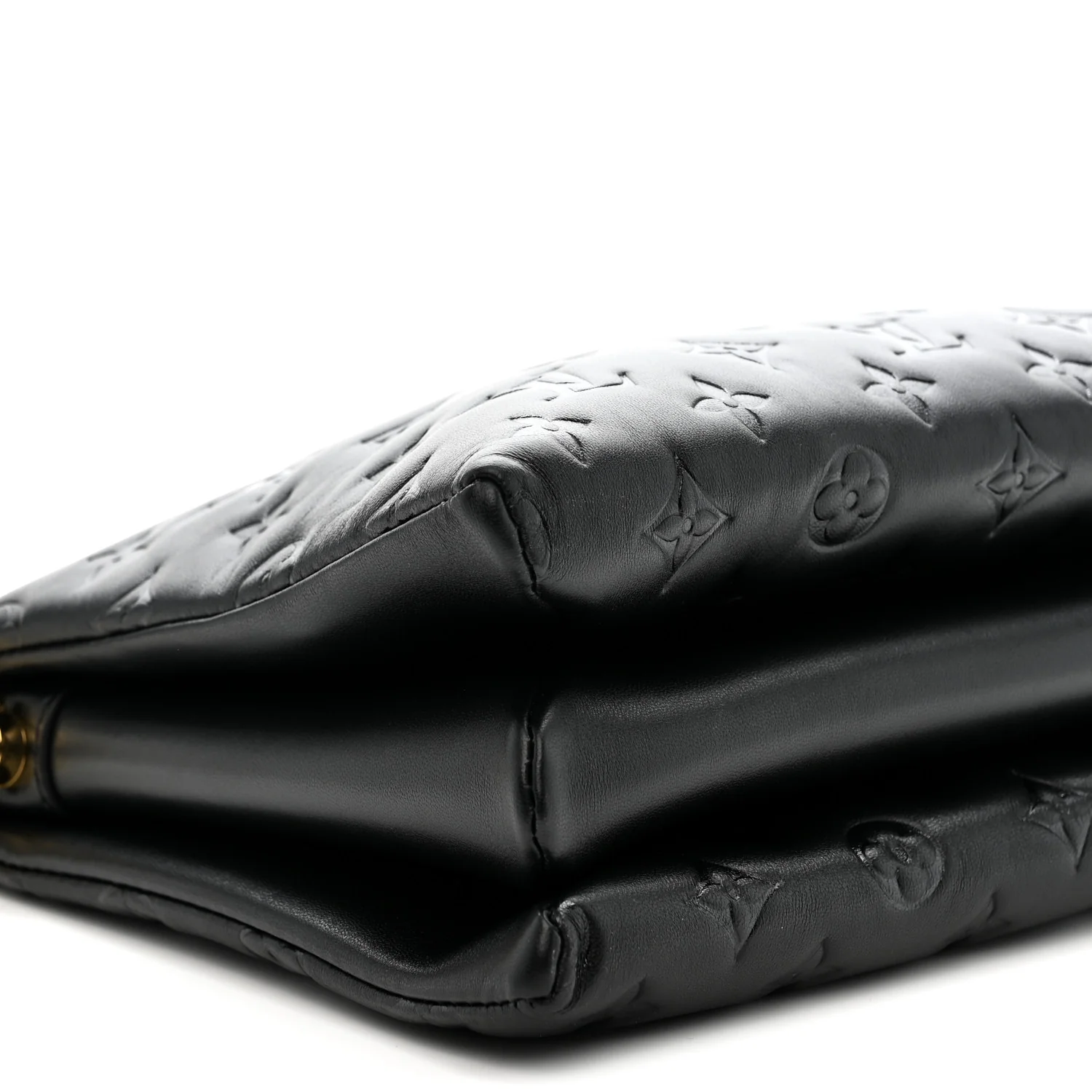 Lambskin Embossed Monogram Coussin PM Black - Image 10