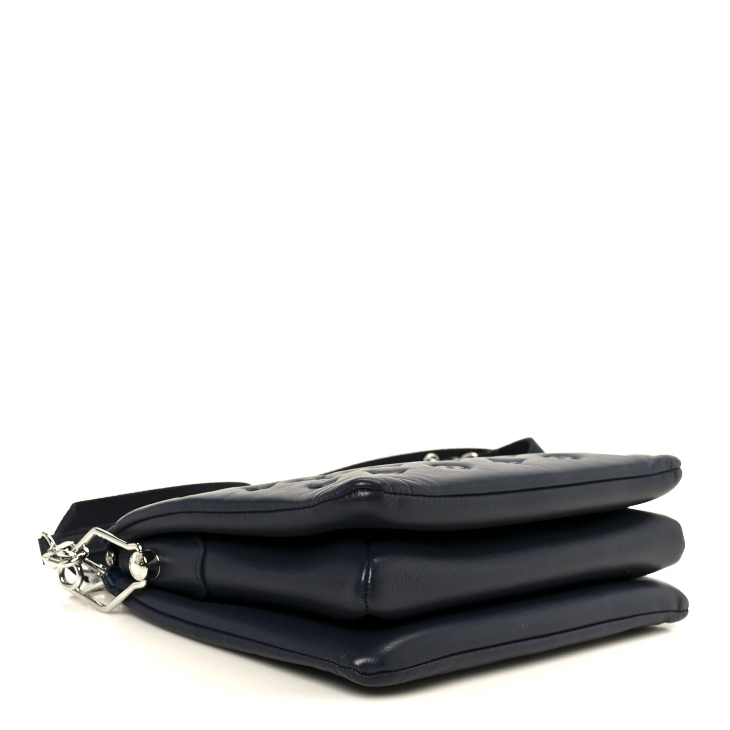 Lambskin Embossed Monogram Coussin PM Navy - Image 4