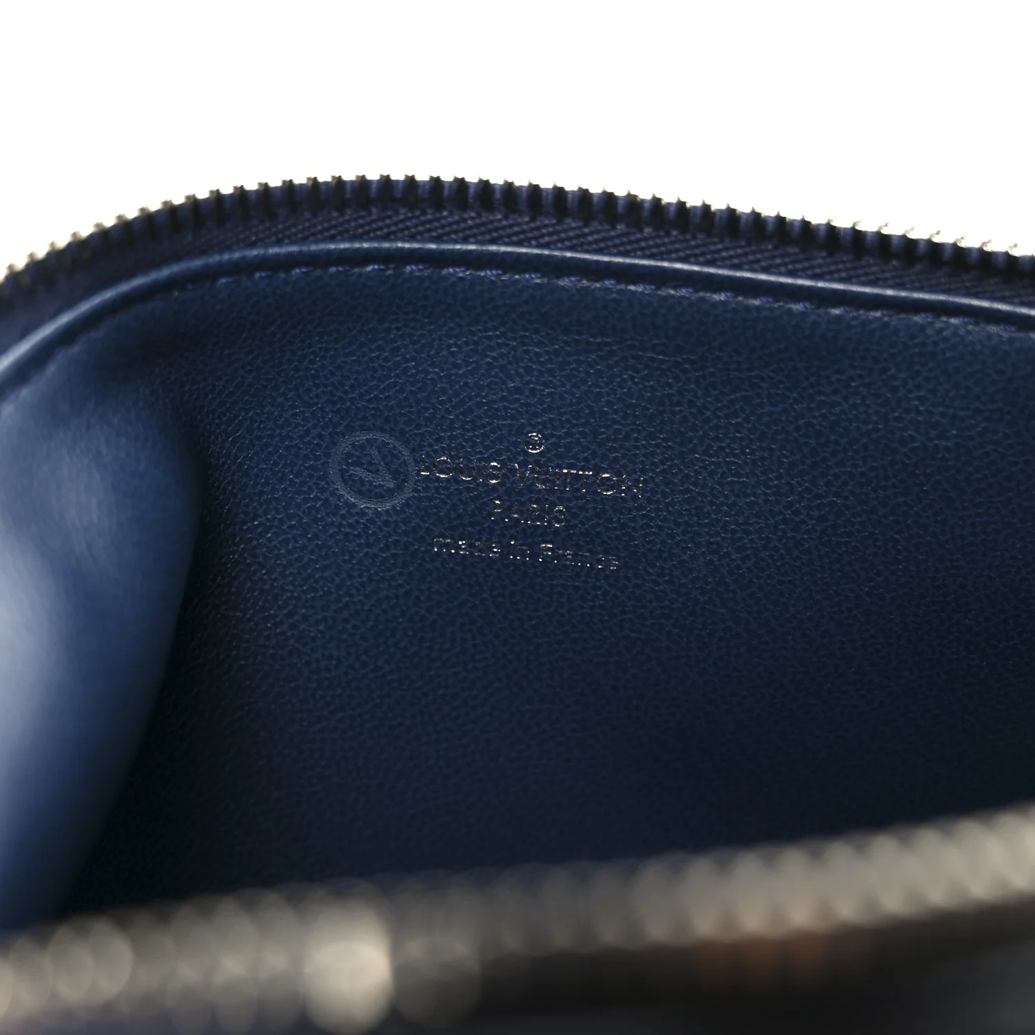 Lambskin Embossed Monogram Coussin PM Navy - Image 7