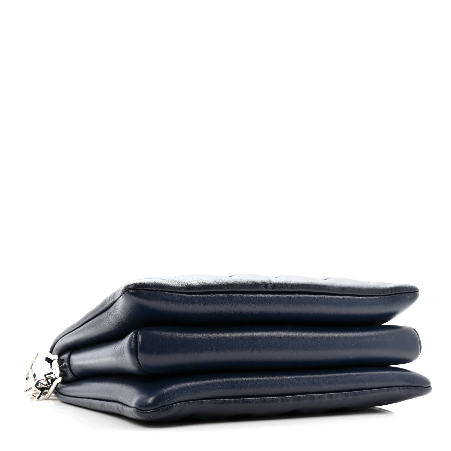 Lambskin Embossed Monogram Coussin PM Navy - Image 4