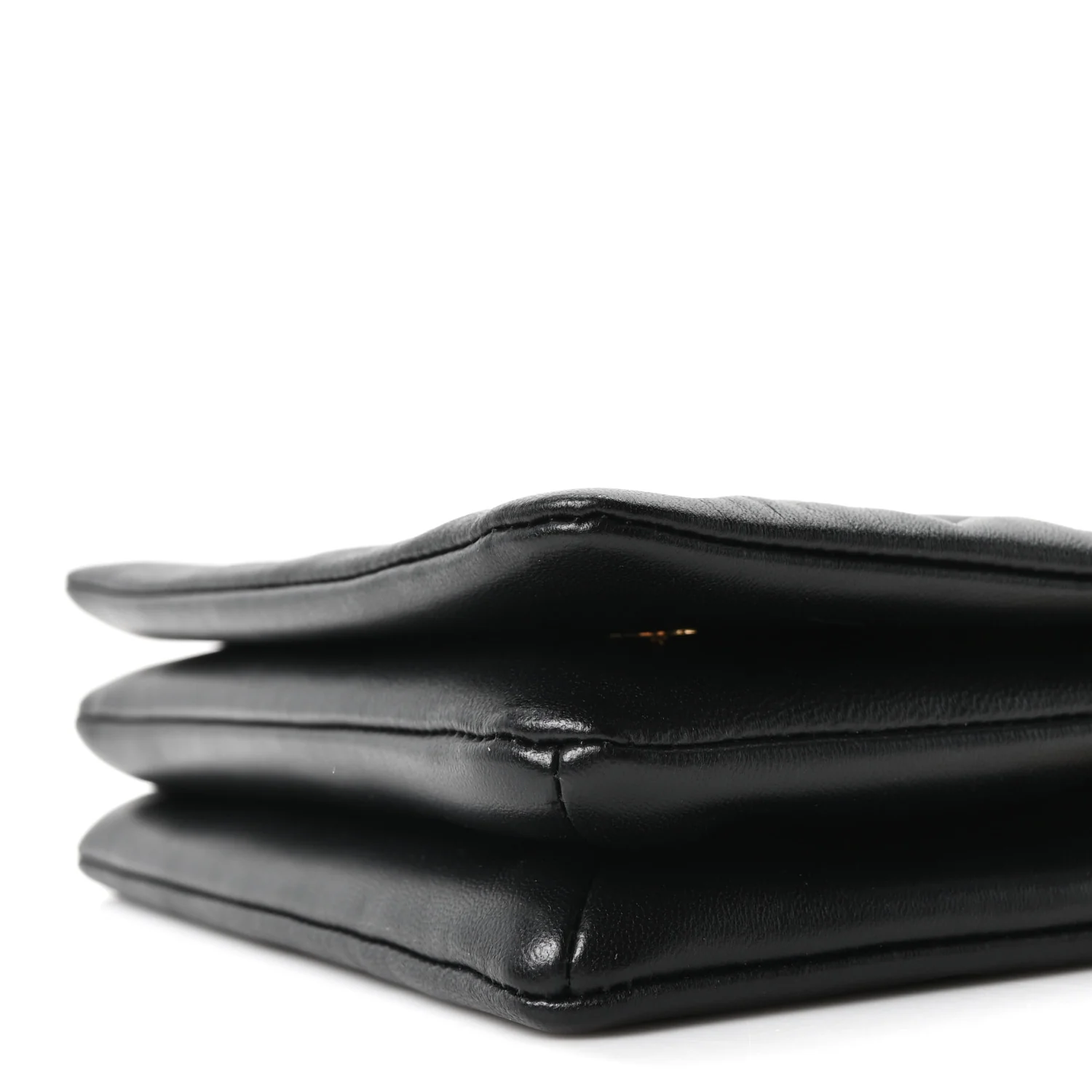 Lambskin Embossed Monogram Pochette Coussin Black - Image 8