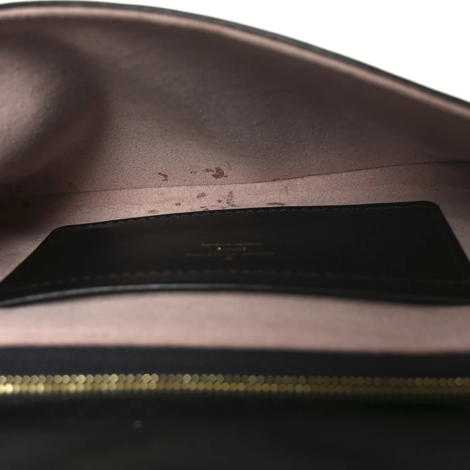 Lambskin Embossed Monogram Pochette Coussin Black - Image 5