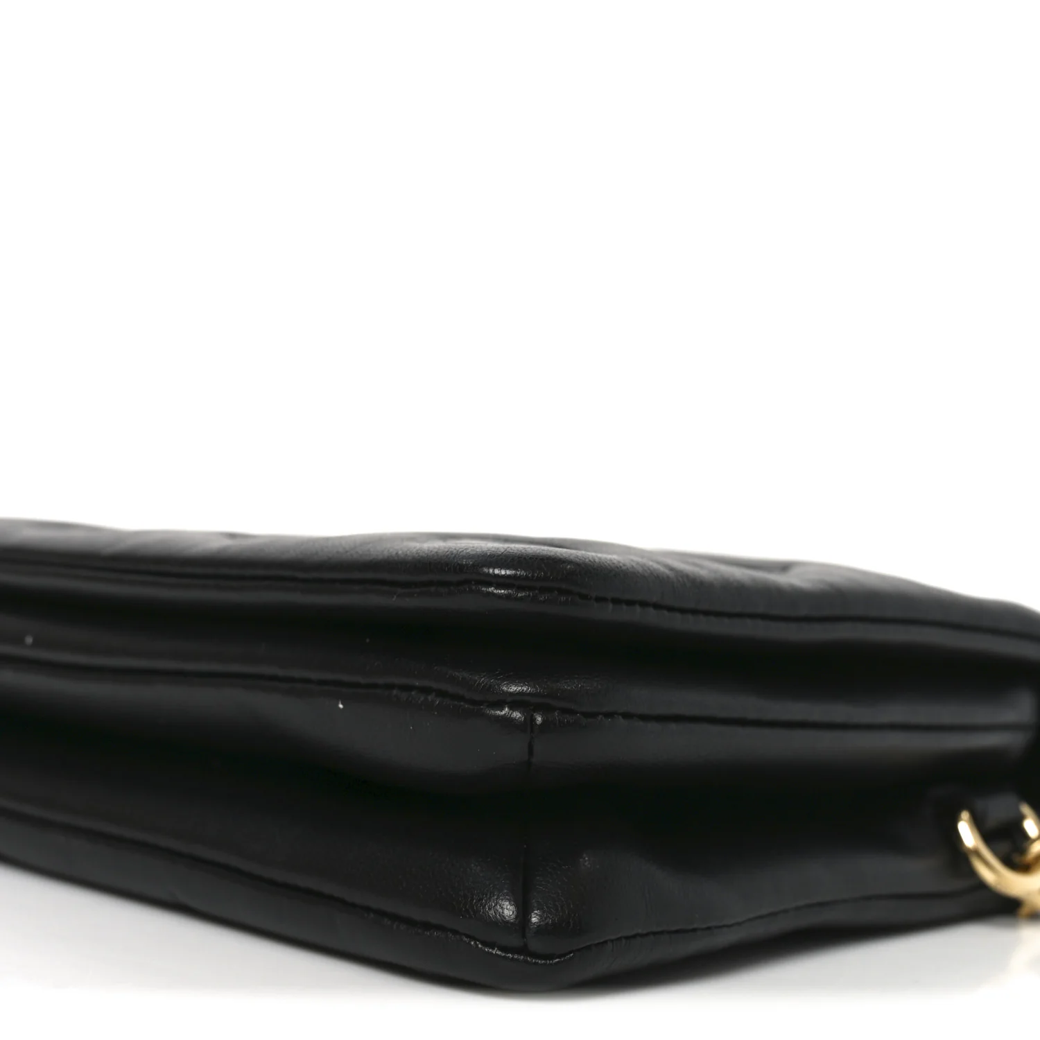 Lambskin Embossed Monogram Pochette Coussin Black - Image 9