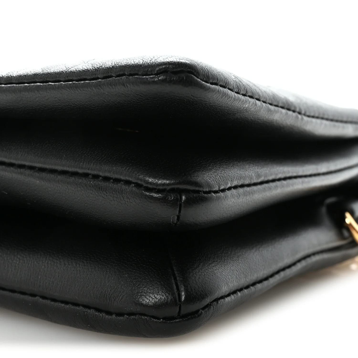 Lambskin Embossed Monogram Pochette Coussin Black - Image 9