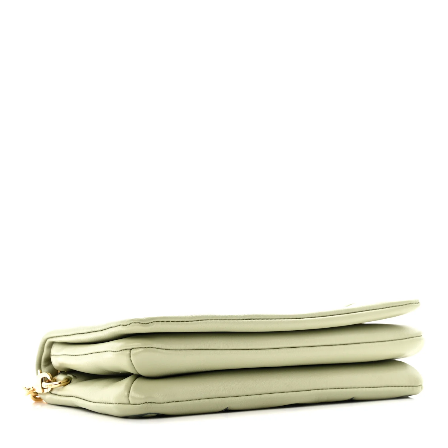 Lambskin Embossed Monogram Pochette Coussin Green - Image 3