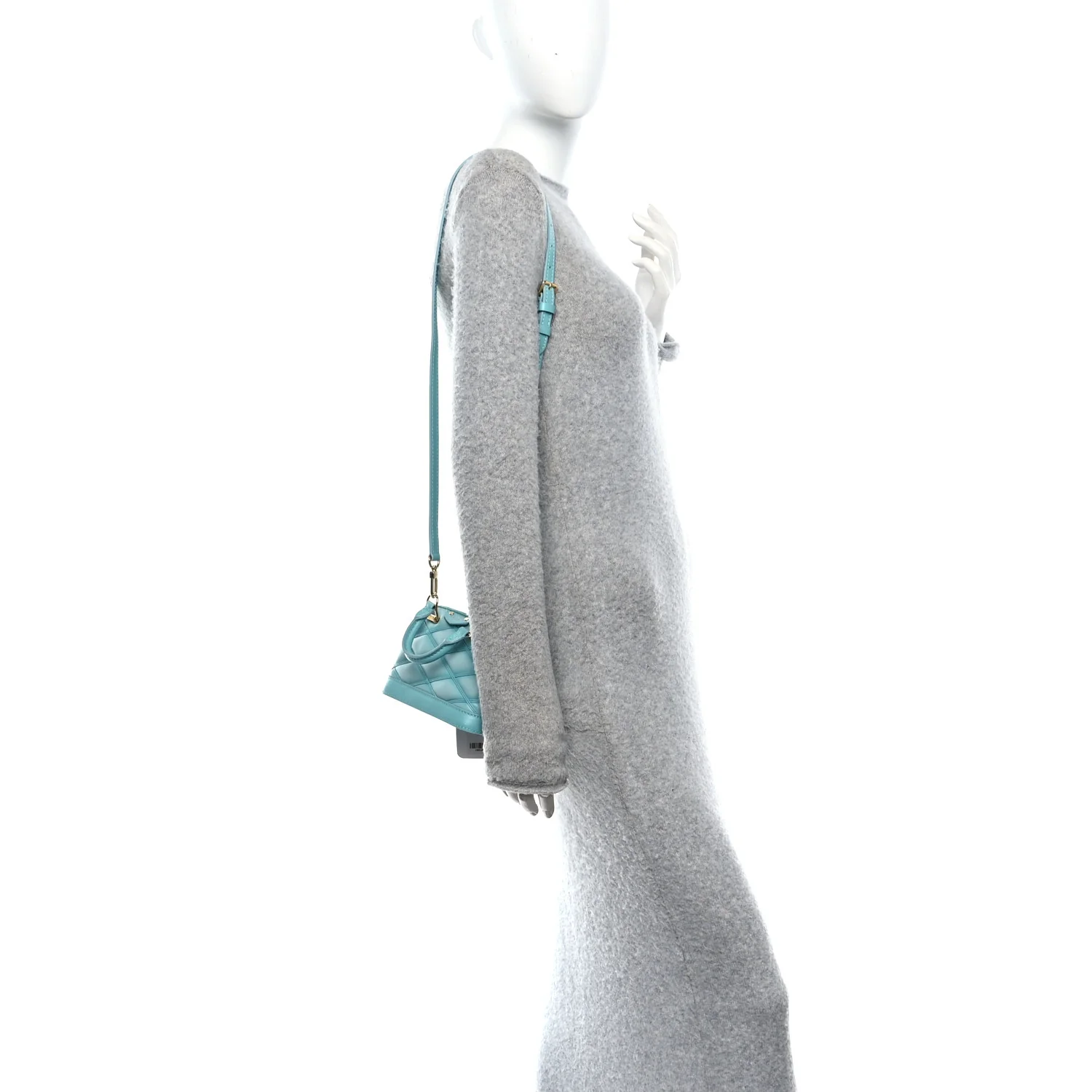 Lambskin Malletage Alma Nano Lagoon Blue - Image 2