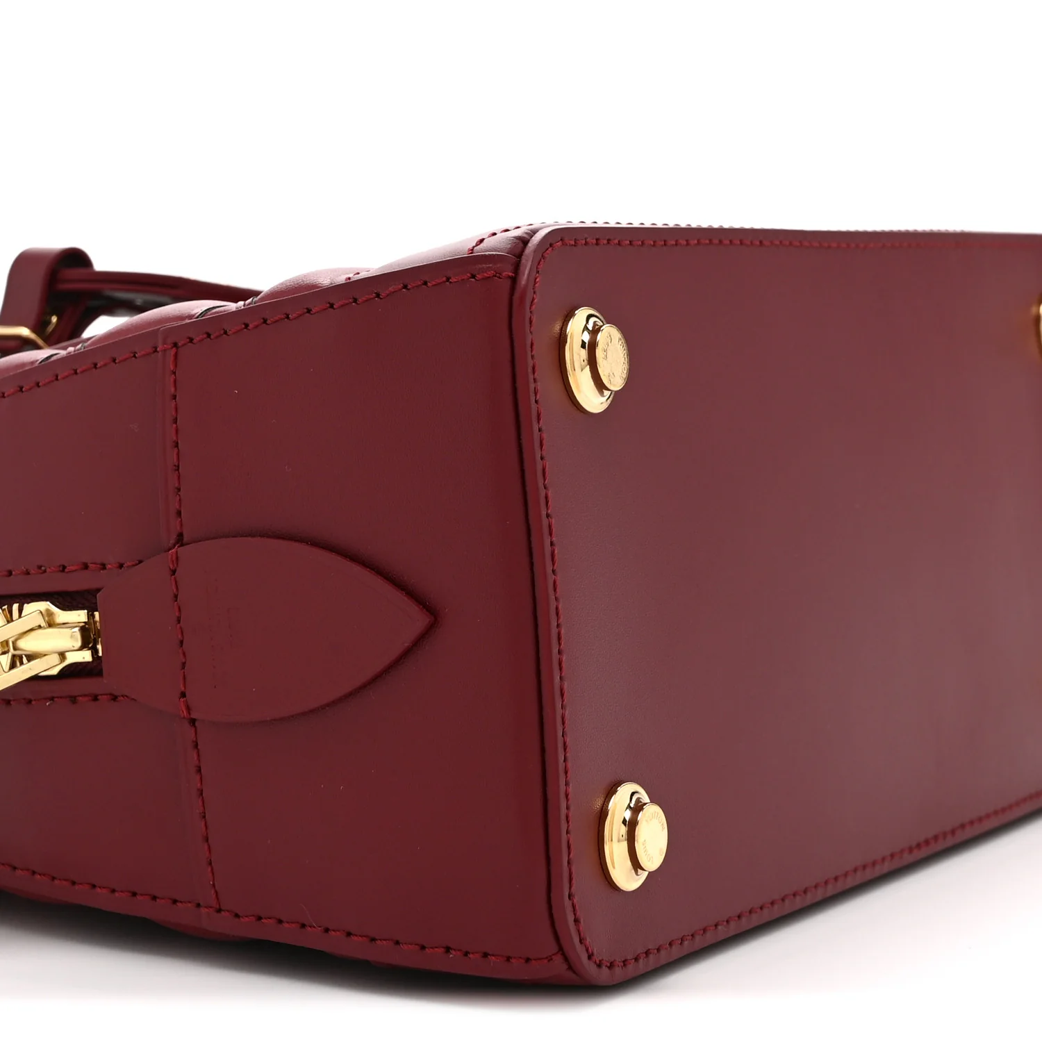 Lambskin Malletage Mini Dora Carmine - Image 9