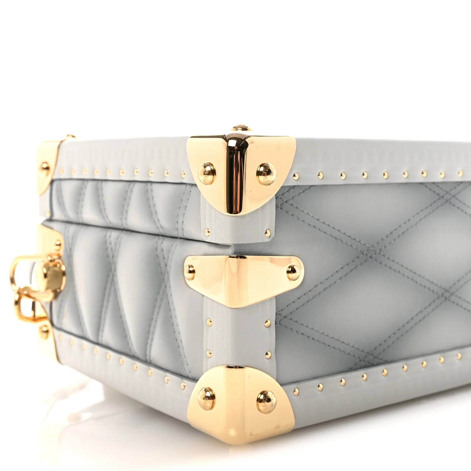 Lambskin Malletage Petite Valise Palazzo Ecume - Image 8
