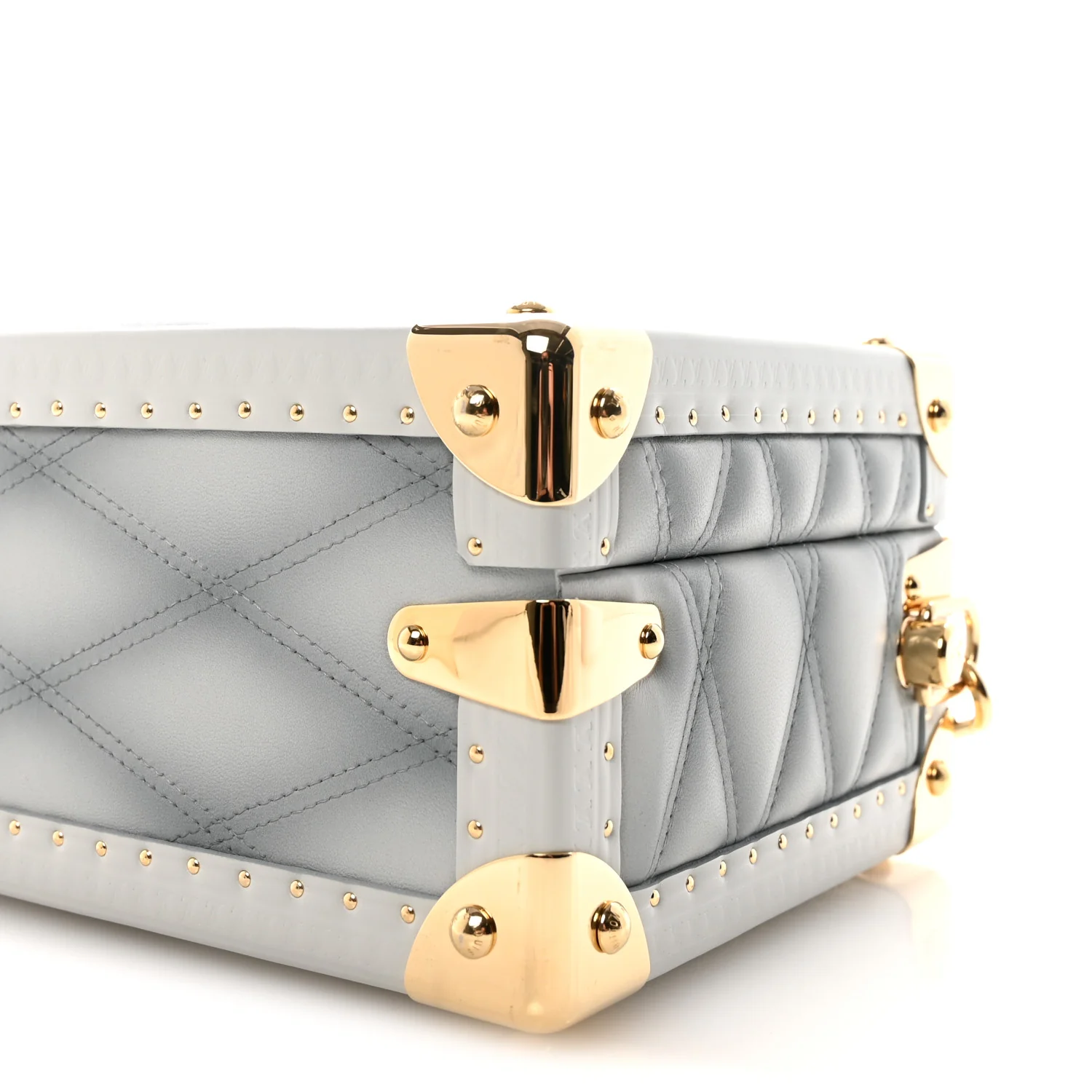 Lambskin Malletage Petite Valise Palazzo Ecume - Image 9
