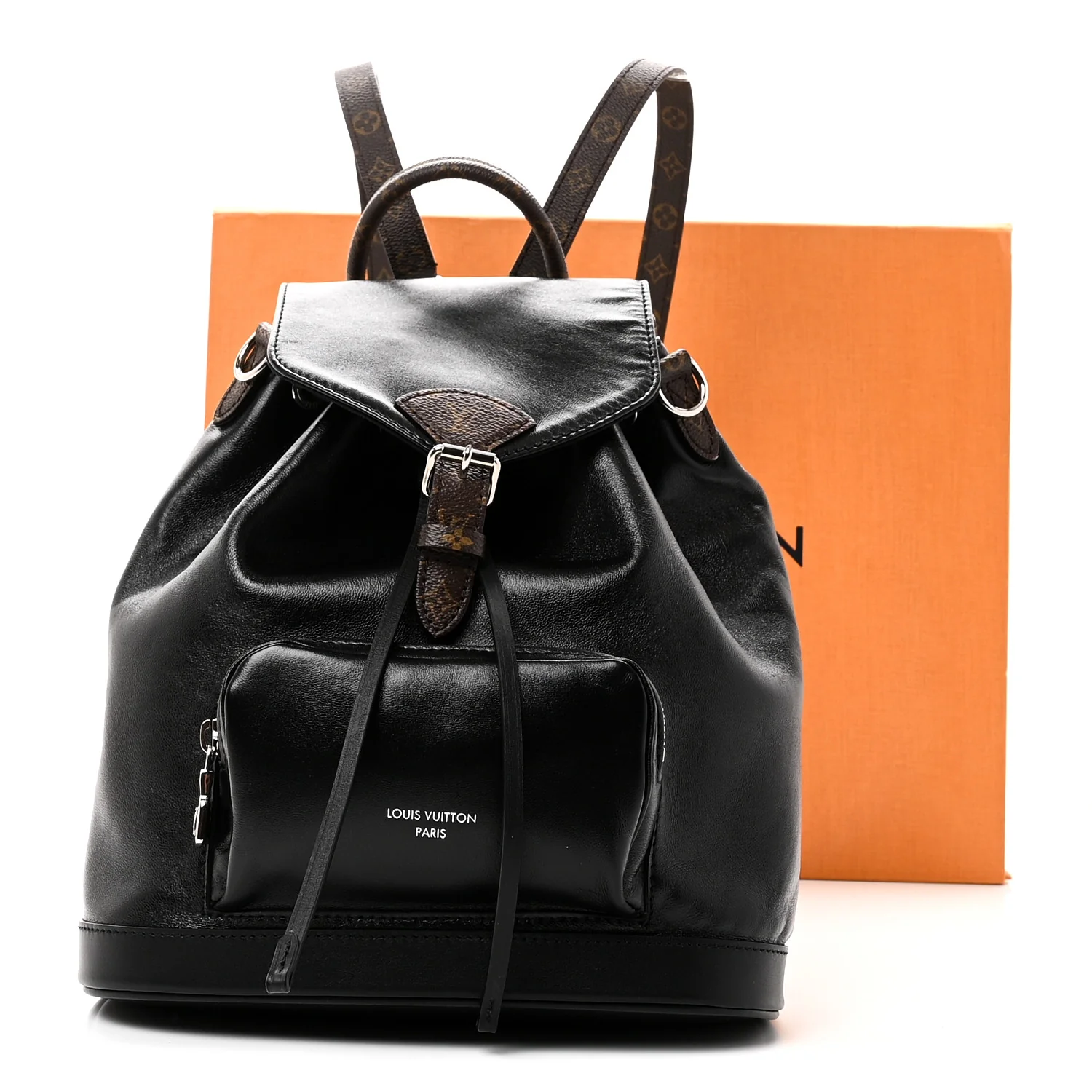 Lambskin Monogram Montsouris Vibe PM Black - Image 10