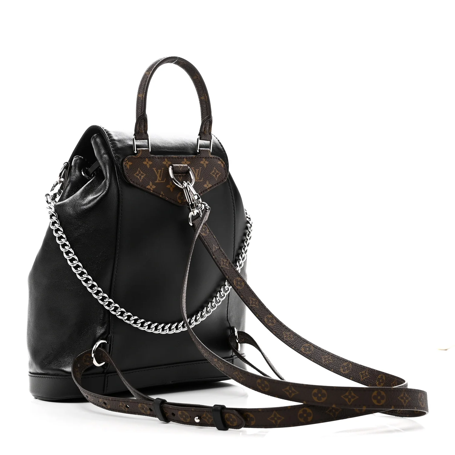 Lambskin Monogram Montsouris Vibe PM Black - Image 3