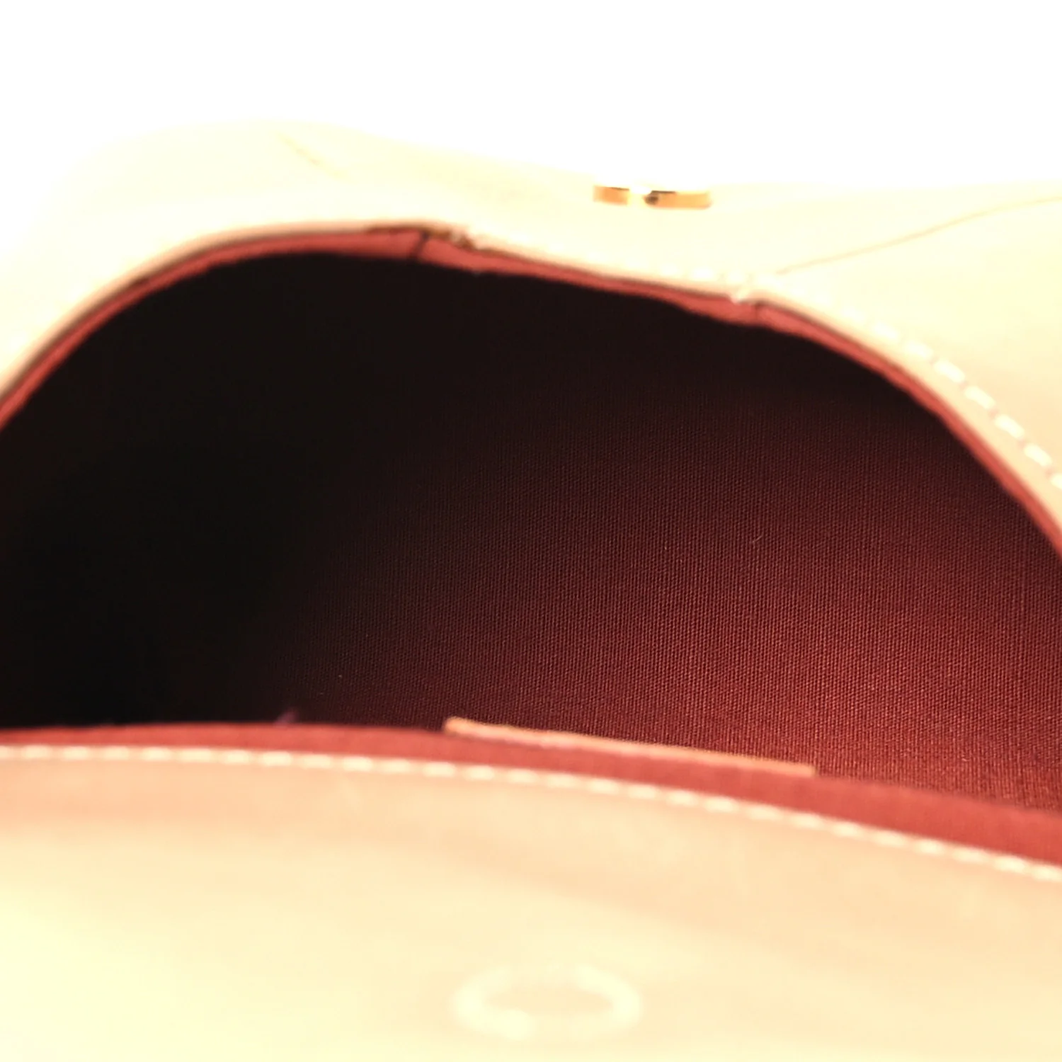 Lambskin Pouch Beige - Image 5