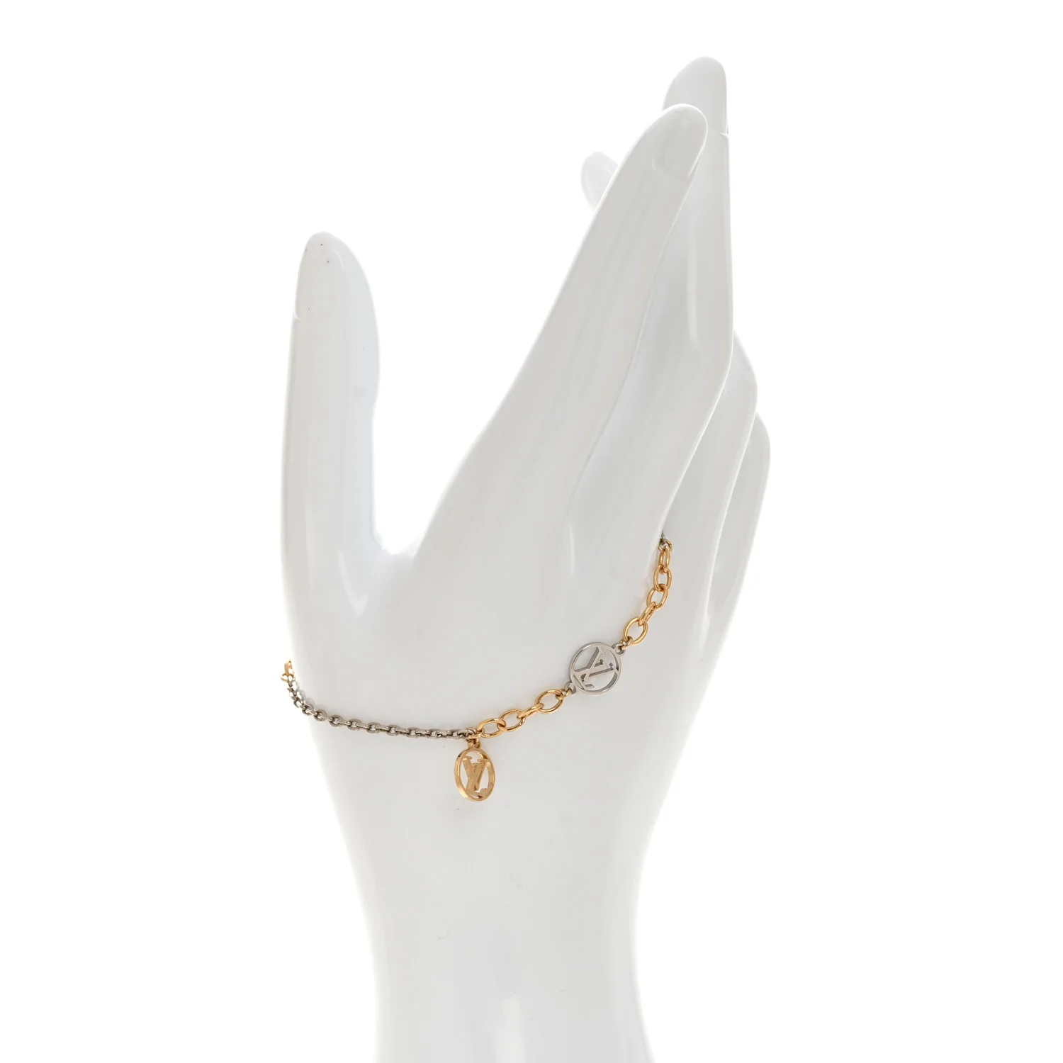Logomania Bracelet Silver Gold - Image 2