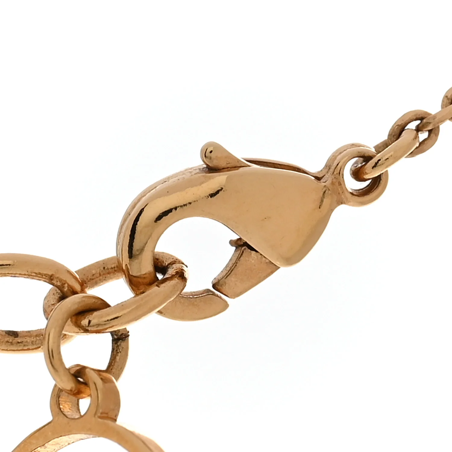 LV And Me Letter J Necklace Gold - Image 7