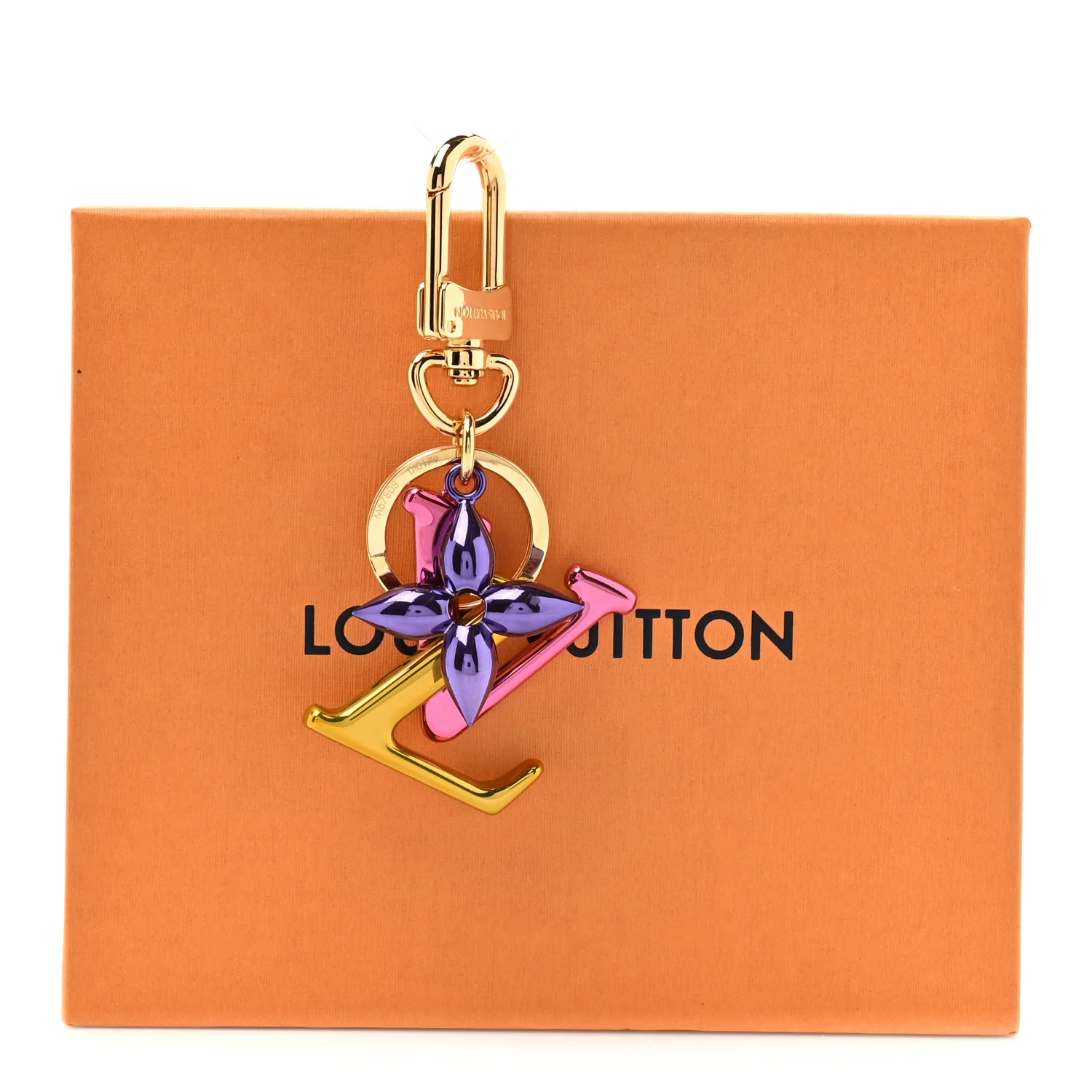 LV New Wave Bag Charm Key Holder Multicolor - Image 5