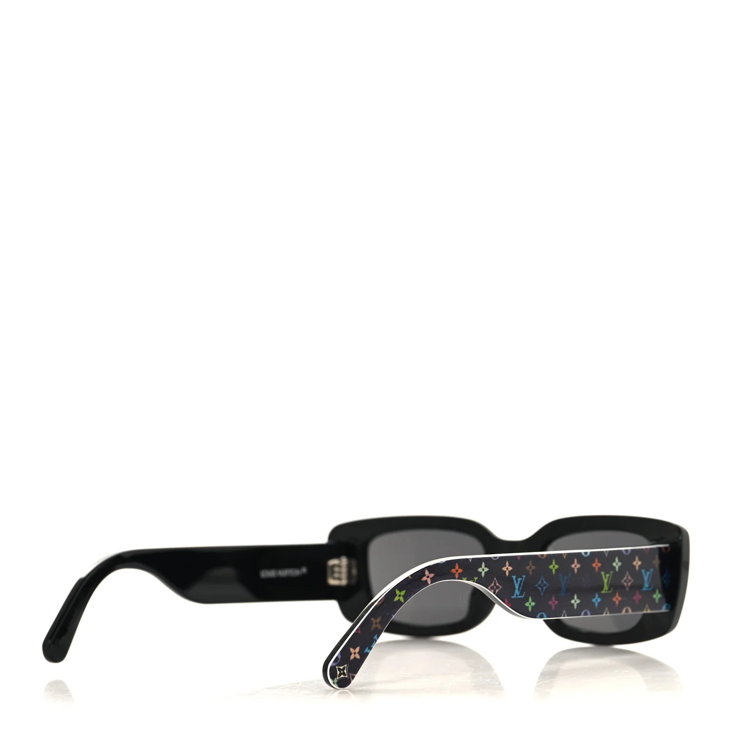 LV X TM Acetate Monogram Multicolor Sunglasses Z2709W Black - Image 4
