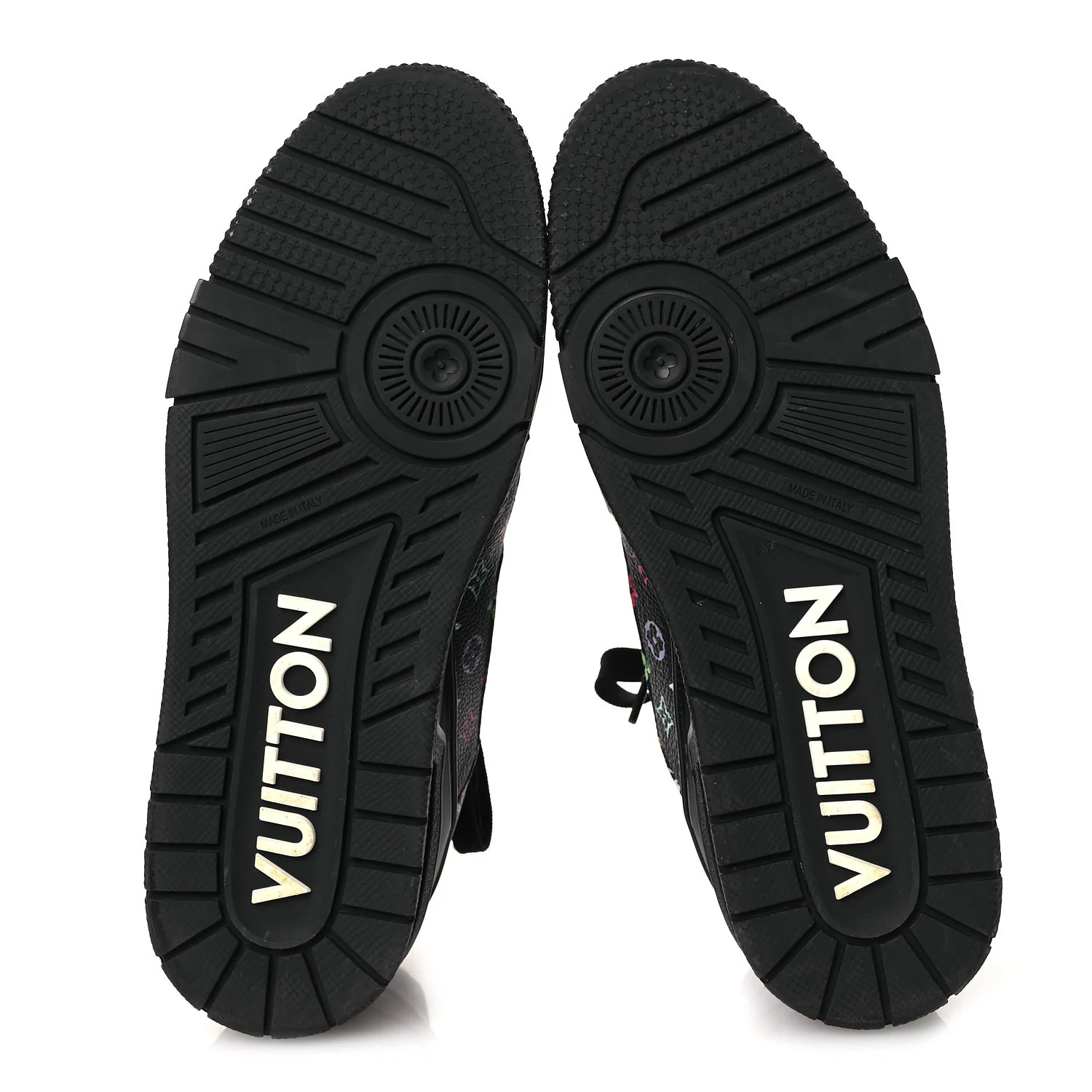 LV X TM Calfskin Monogram Multicolor Womens LV Trainer Sneakers 40 Black - Image 7