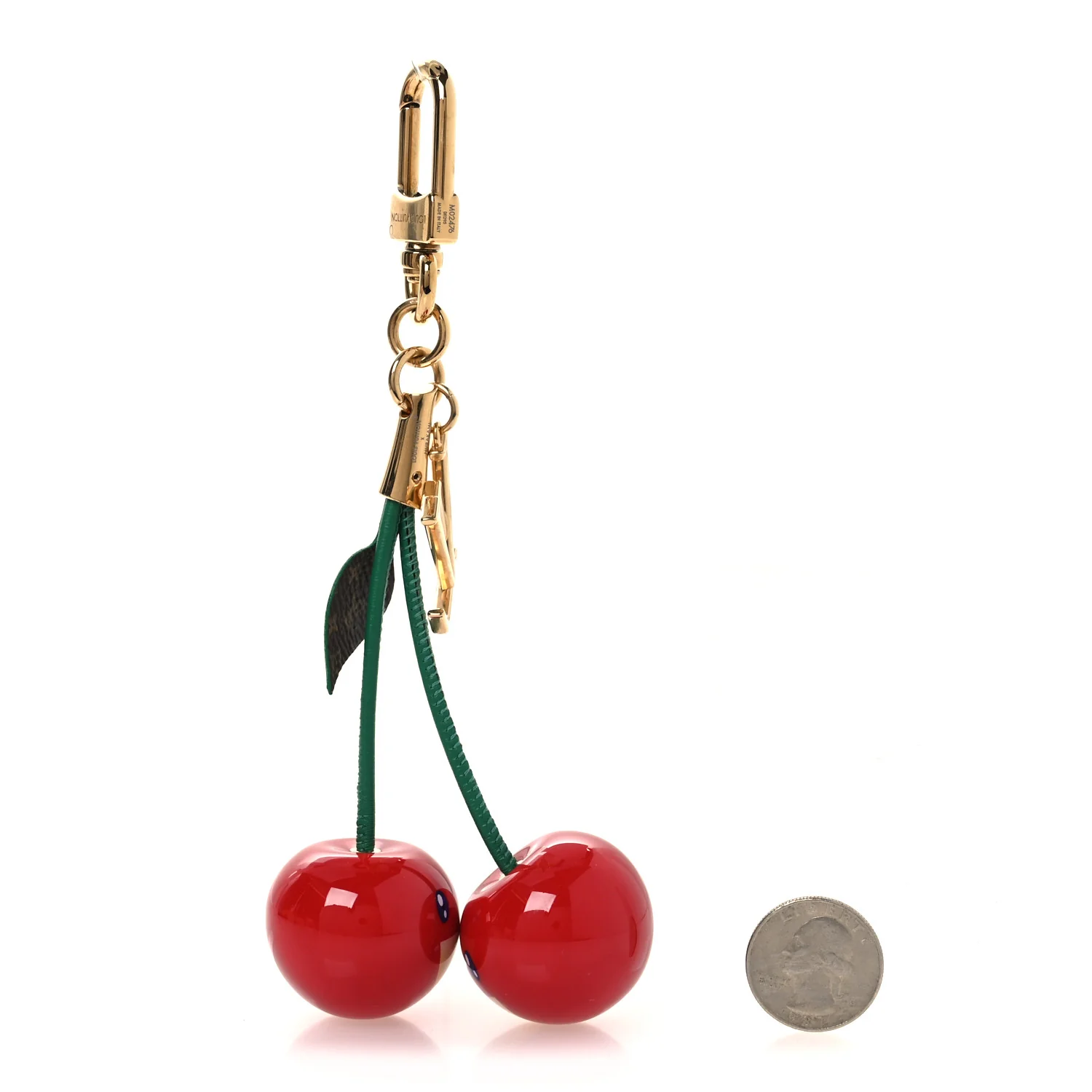 LV X TM Cerise Bag Charm - Image 2