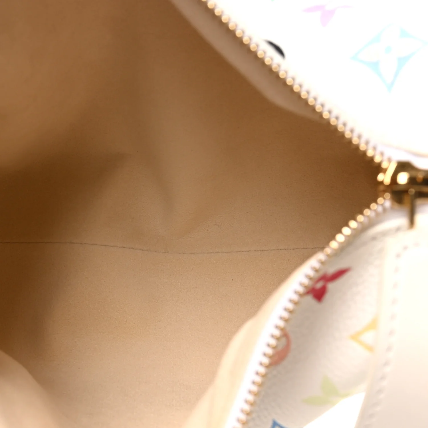 LV x TM Cowhide Monogram Multicolor Side Trunk MM White - Image 5
