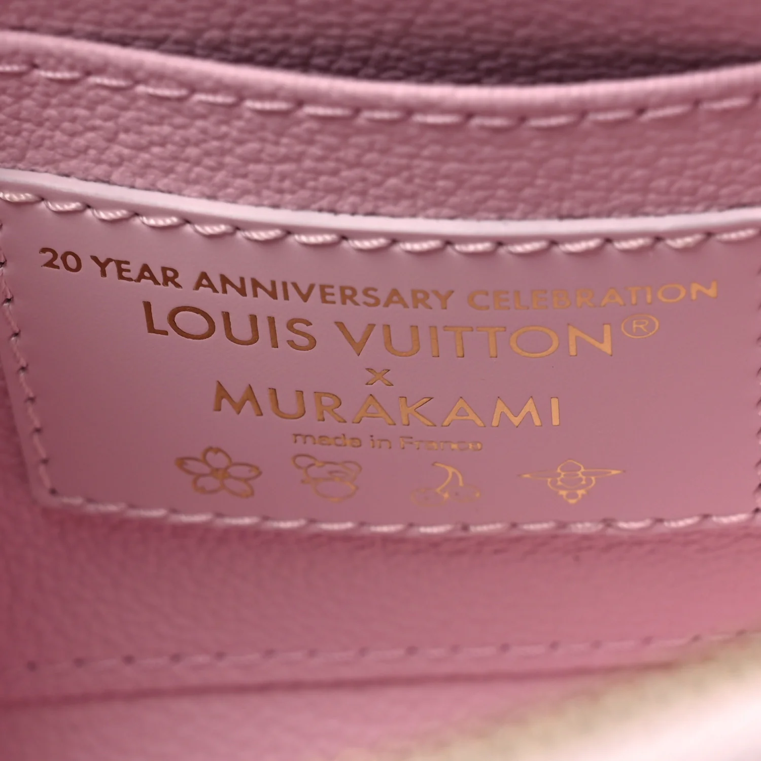 LV X TM Epi Cherry Blossom Cosmetic Pouch Pink - Image 6