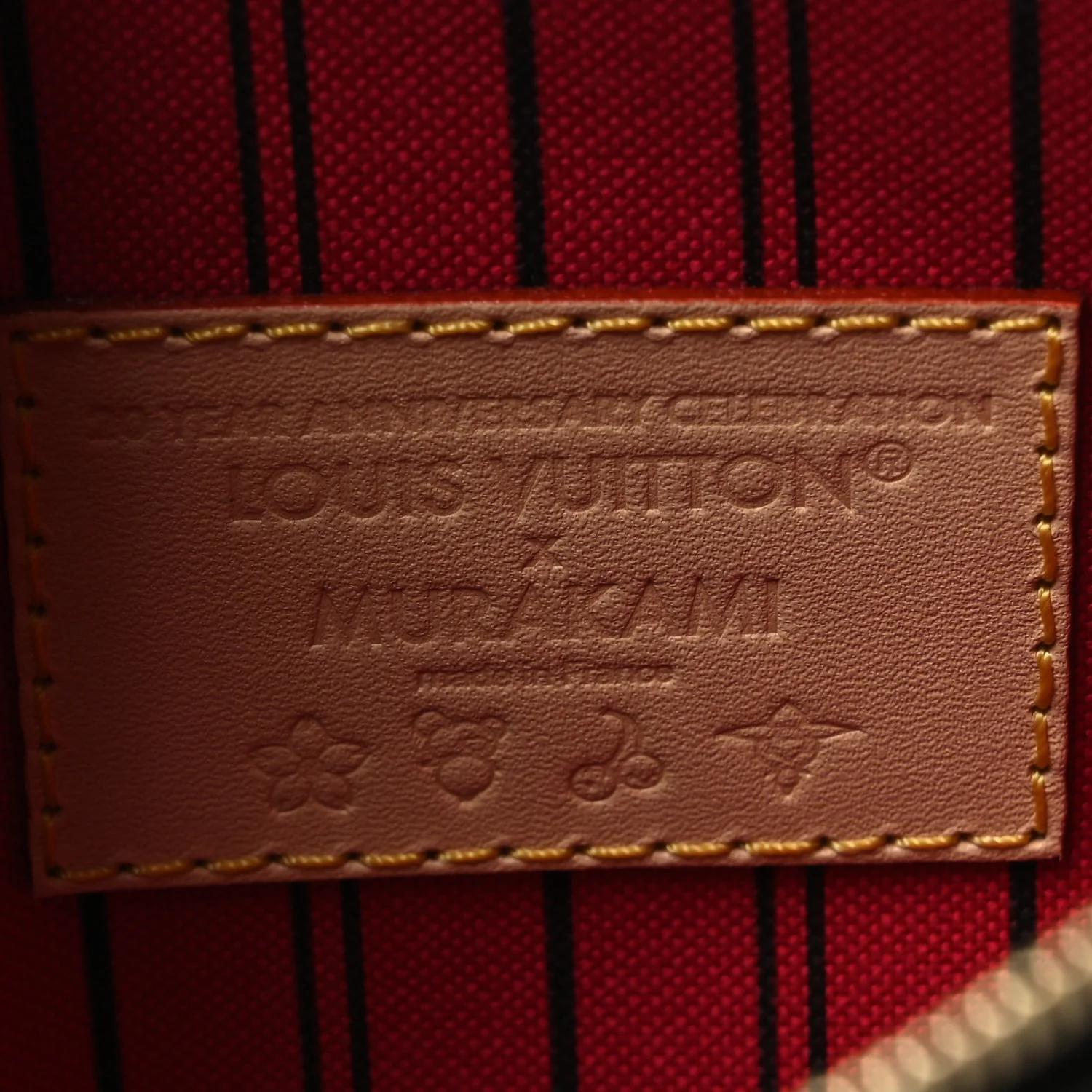 LV X TM Monogram Cerises Neverfull Pochette - Image 6