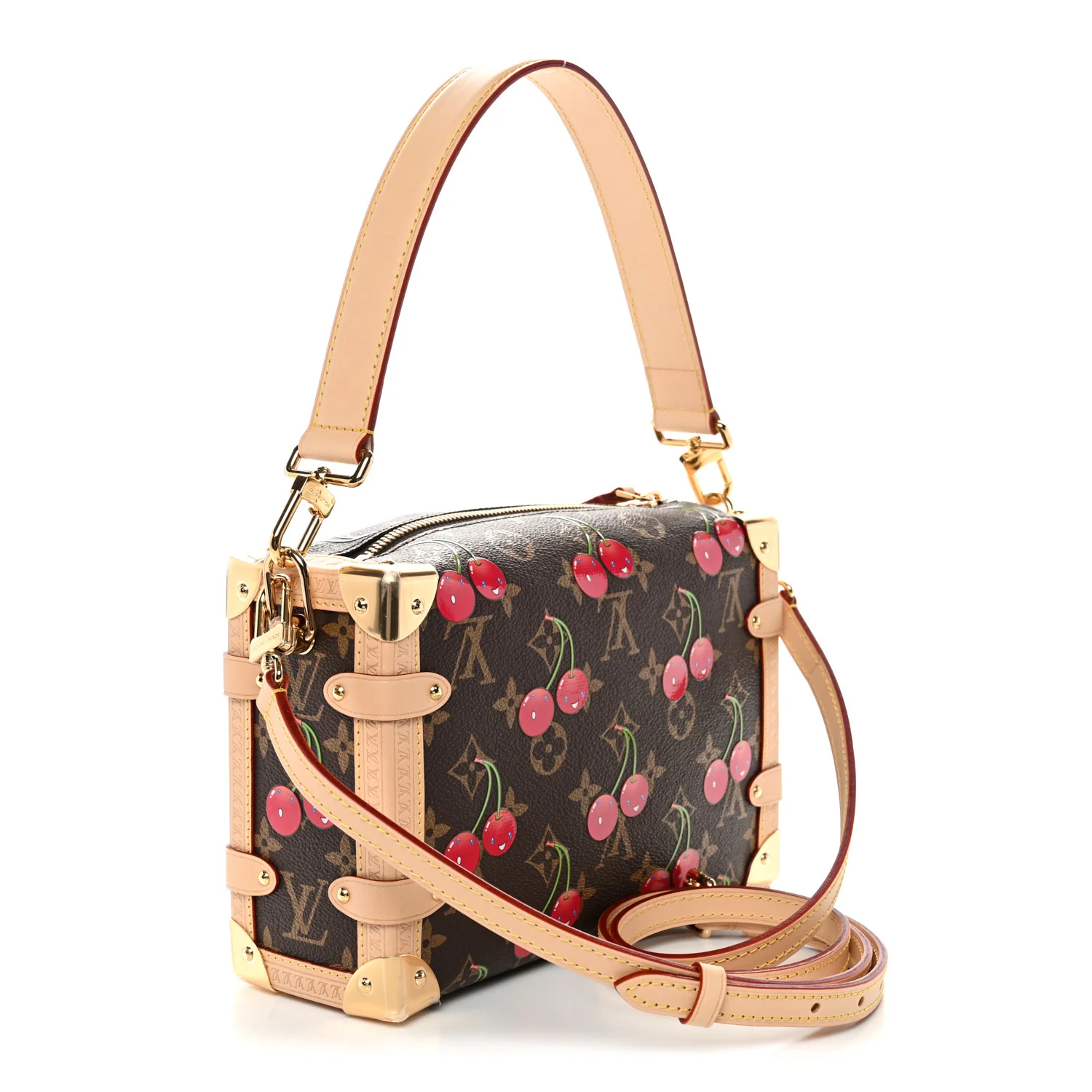 LV X TM Monogram Cerises Side Trunk MM - Image 2
