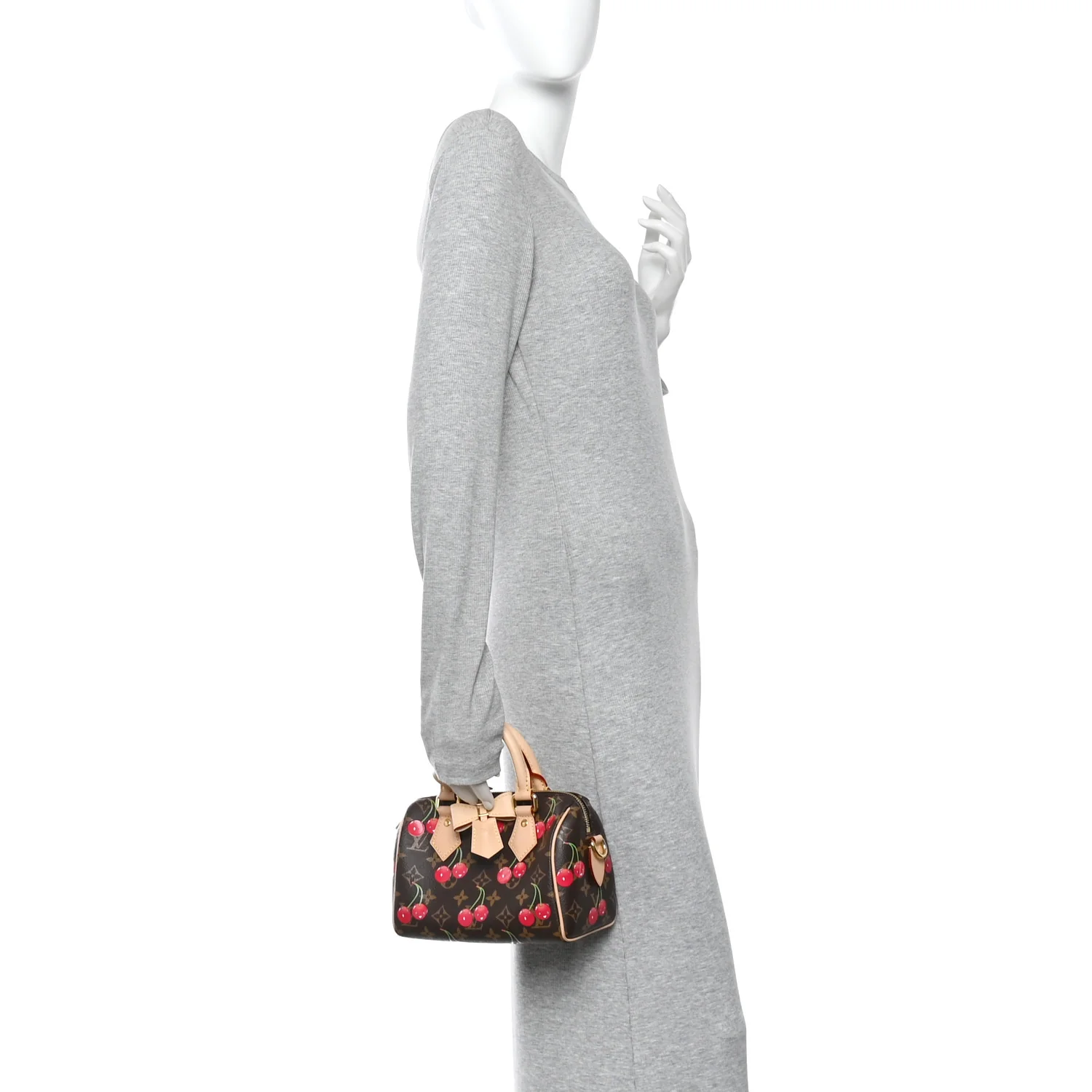 LV X TM Monogram Cerises Speedy Bandouliere 20 - Image 2