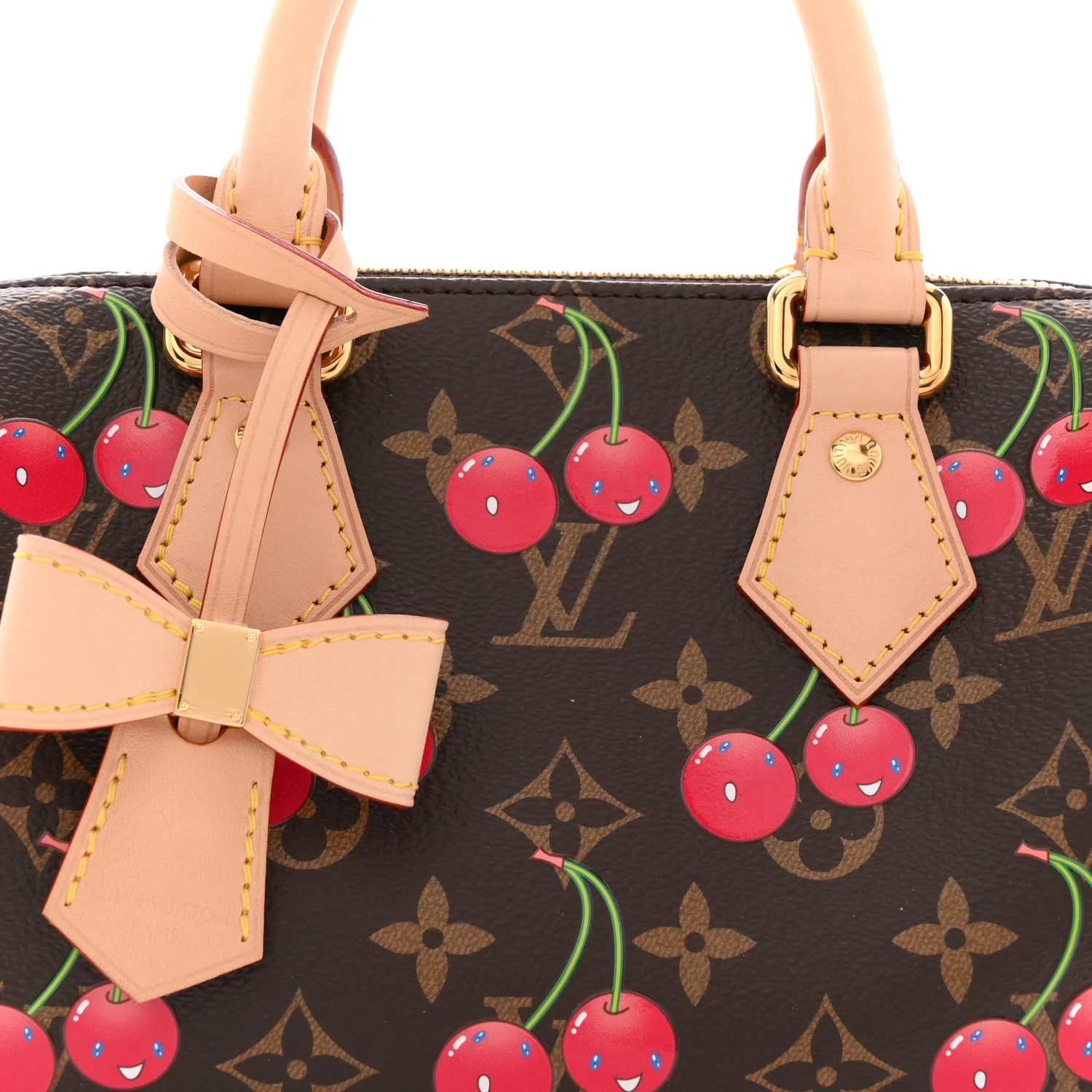 LV X TM Monogram Cerises Speedy Bandouliere 20 - Image 7