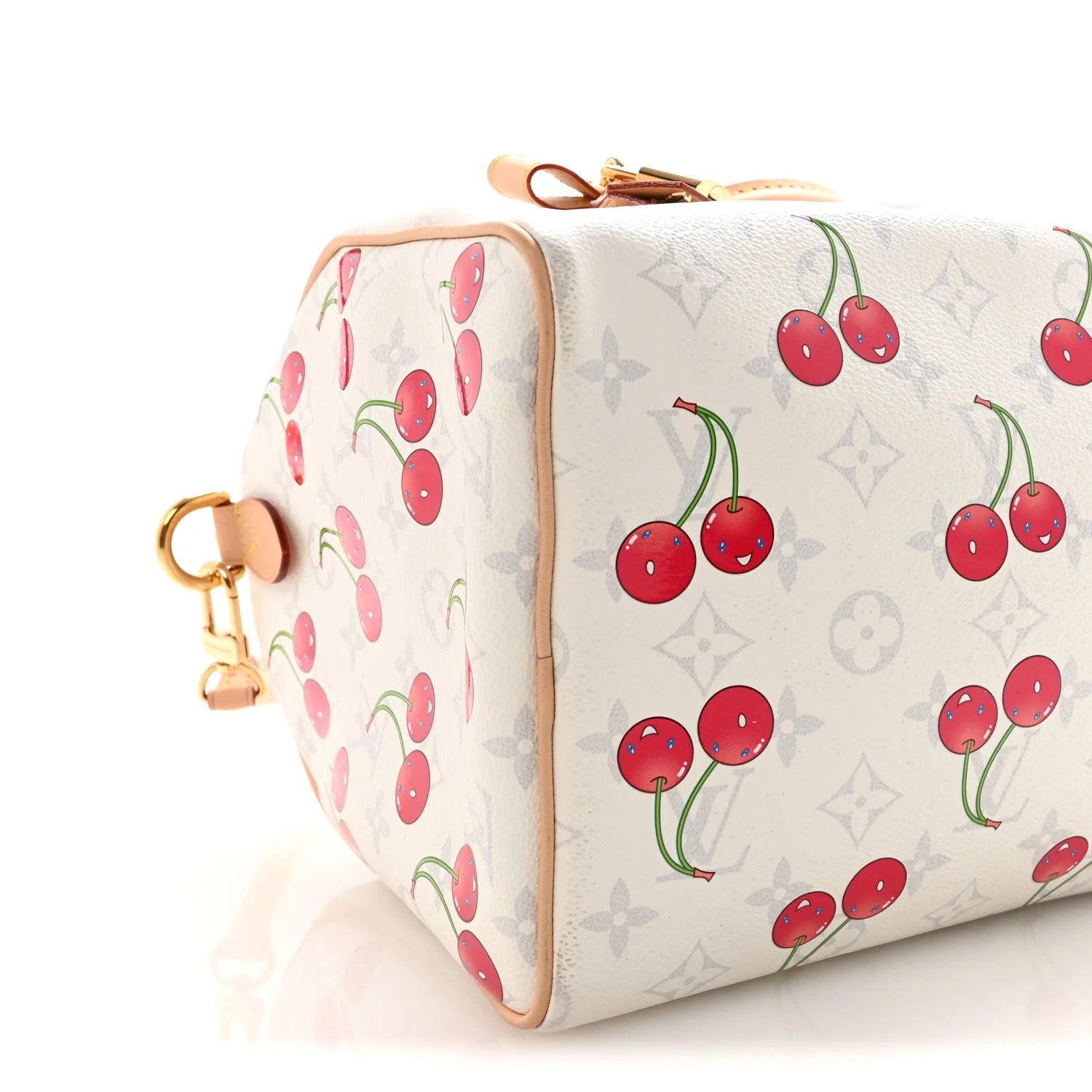 LV X TM Monogram Cerises Speedy Soft Bandouliere 30 - Image 8