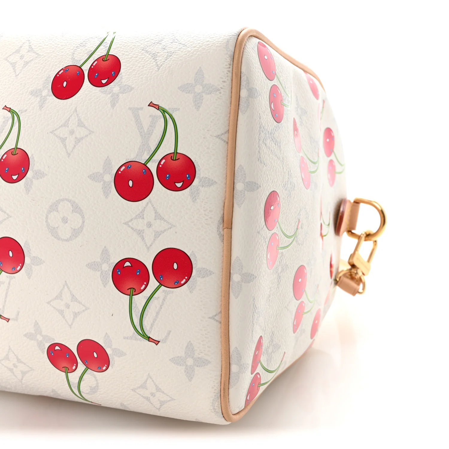 LV X TM Monogram Cerises Speedy Soft Bandouliere 30 - Image 9