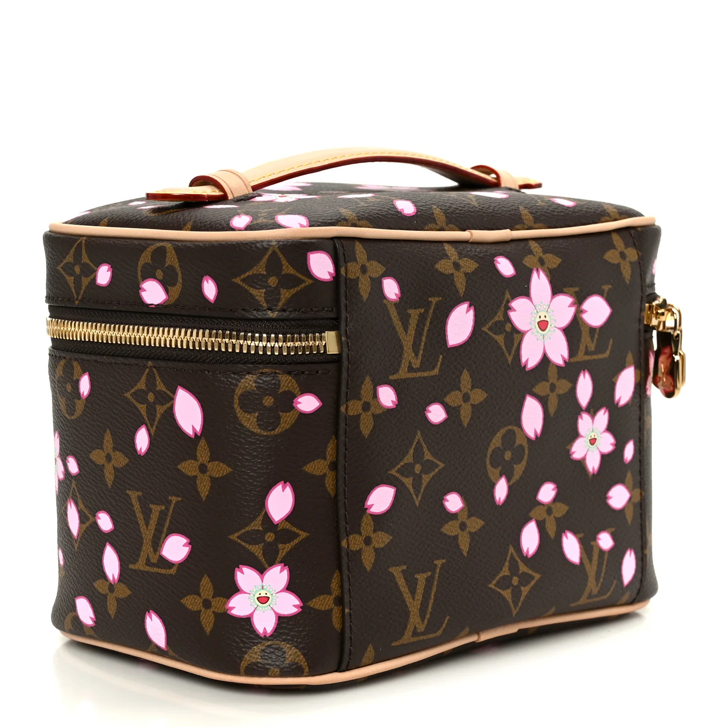 LV X TM Monogram Cherry Blossom Nice Mini Sakura Brown - Image 3