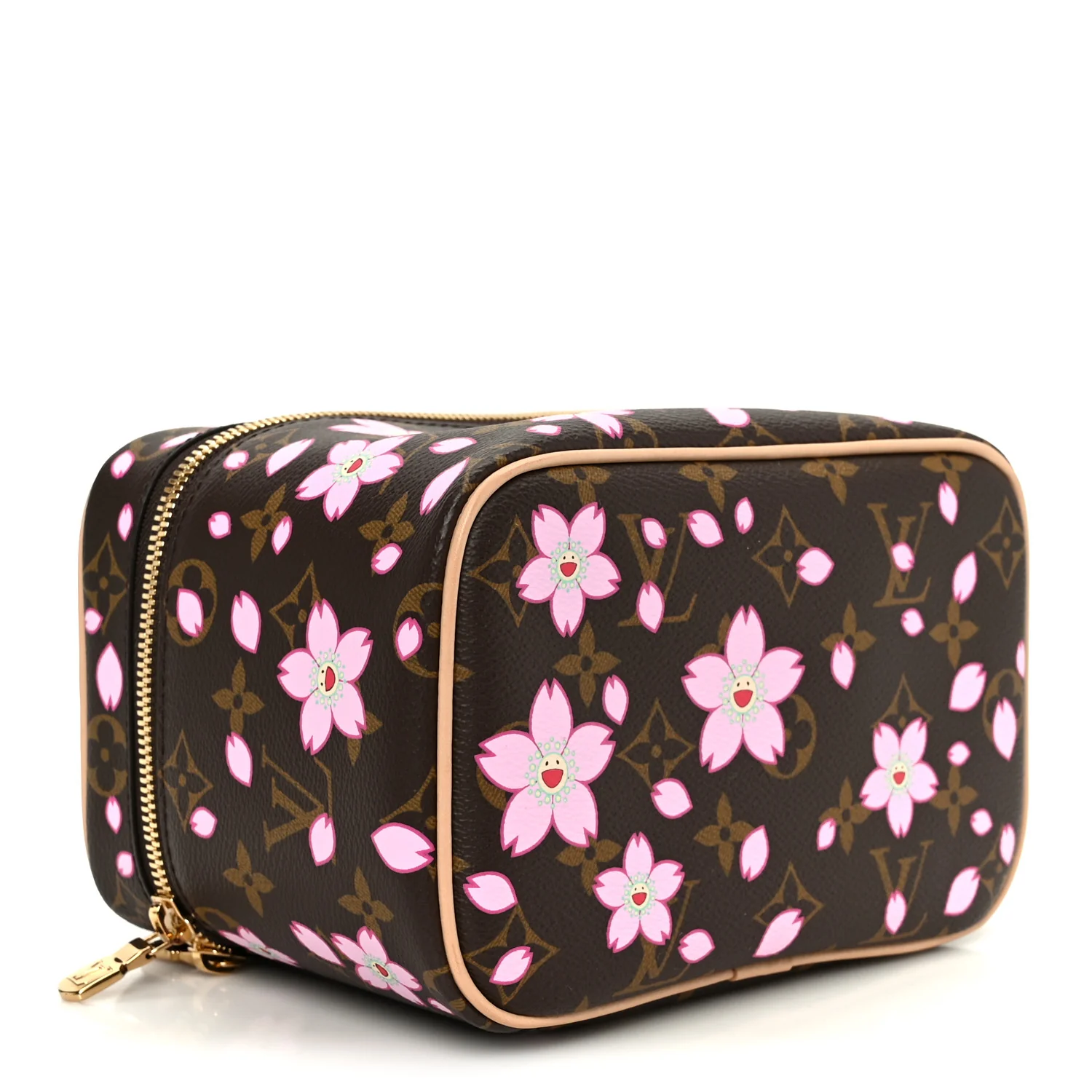 LV X TM Monogram Cherry Blossom Nice Mini Sakura Brown - Image 4
