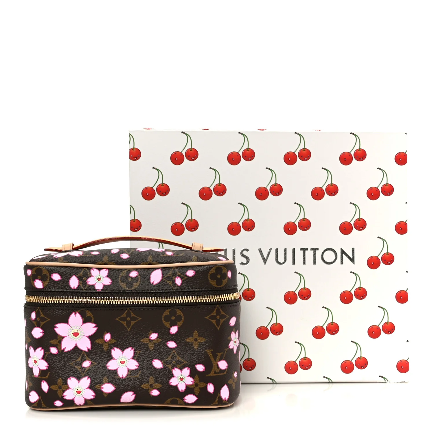 LV X TM Monogram Cherry Blossom Nice Mini Sakura Brown - Image 9